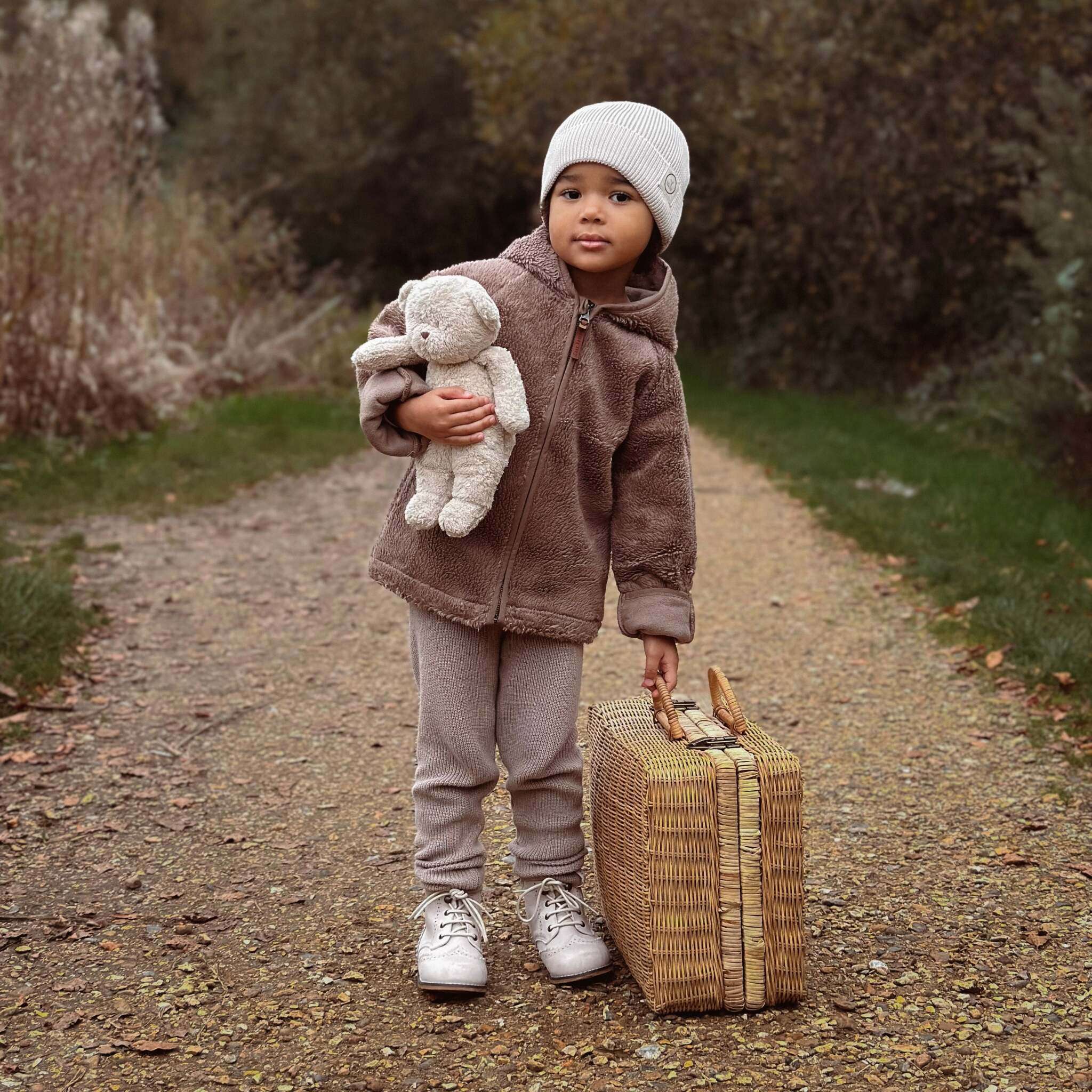 Organic Teddy Jacket - Mocha - SALE - Image 6