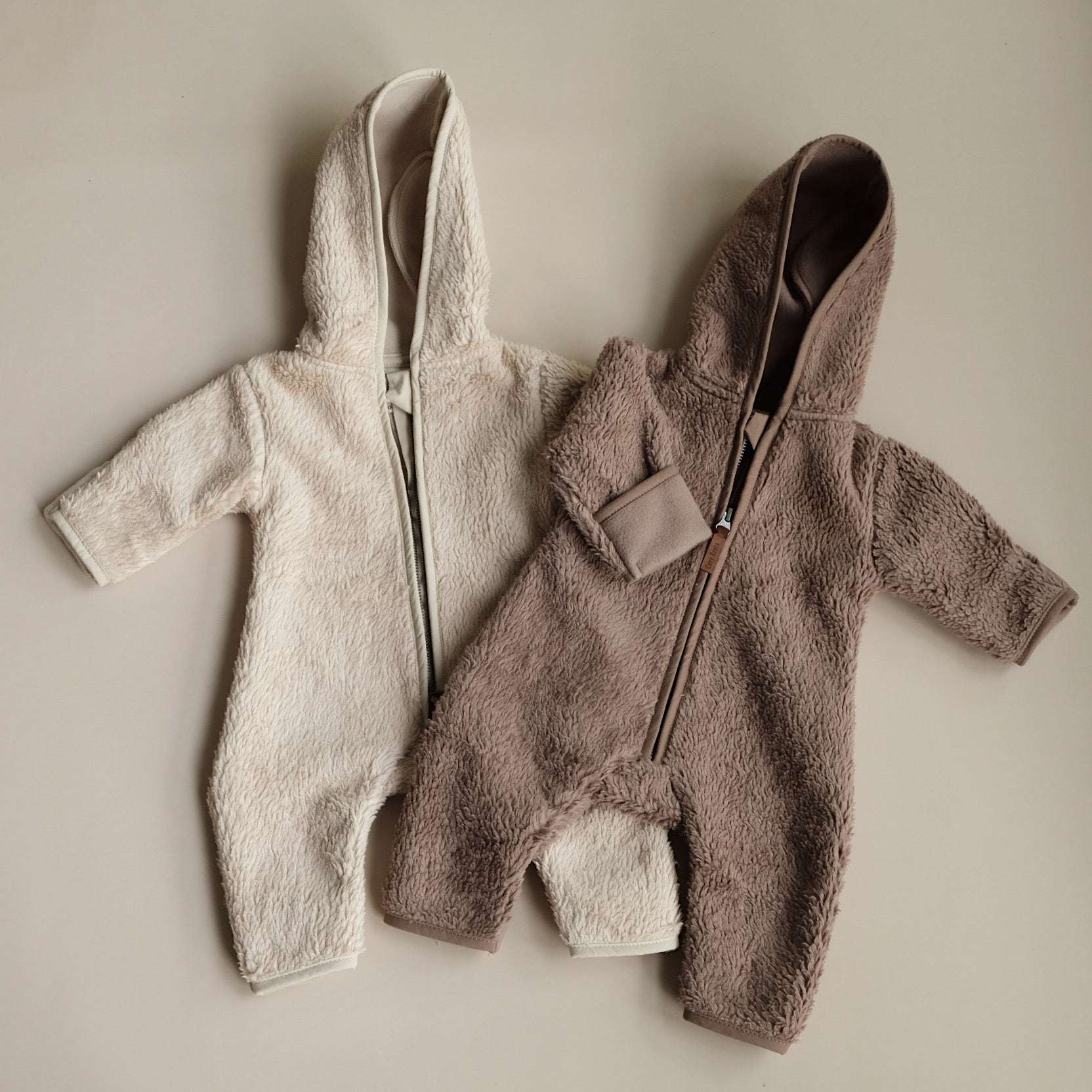 Organic Teddy Overall - Cream - SALE - Image 7