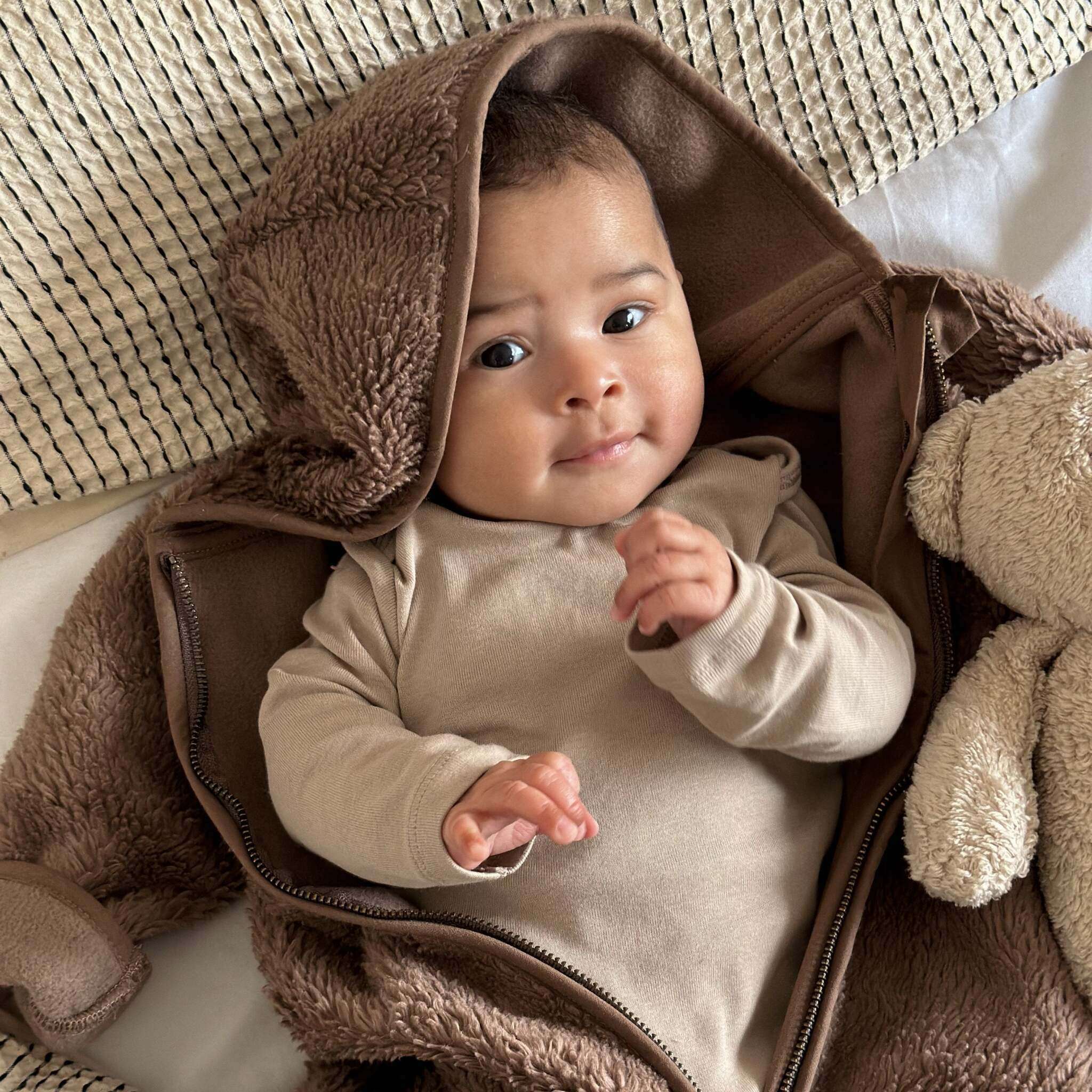 Organic Teddy Overall - Mocha - SALE - Image 15