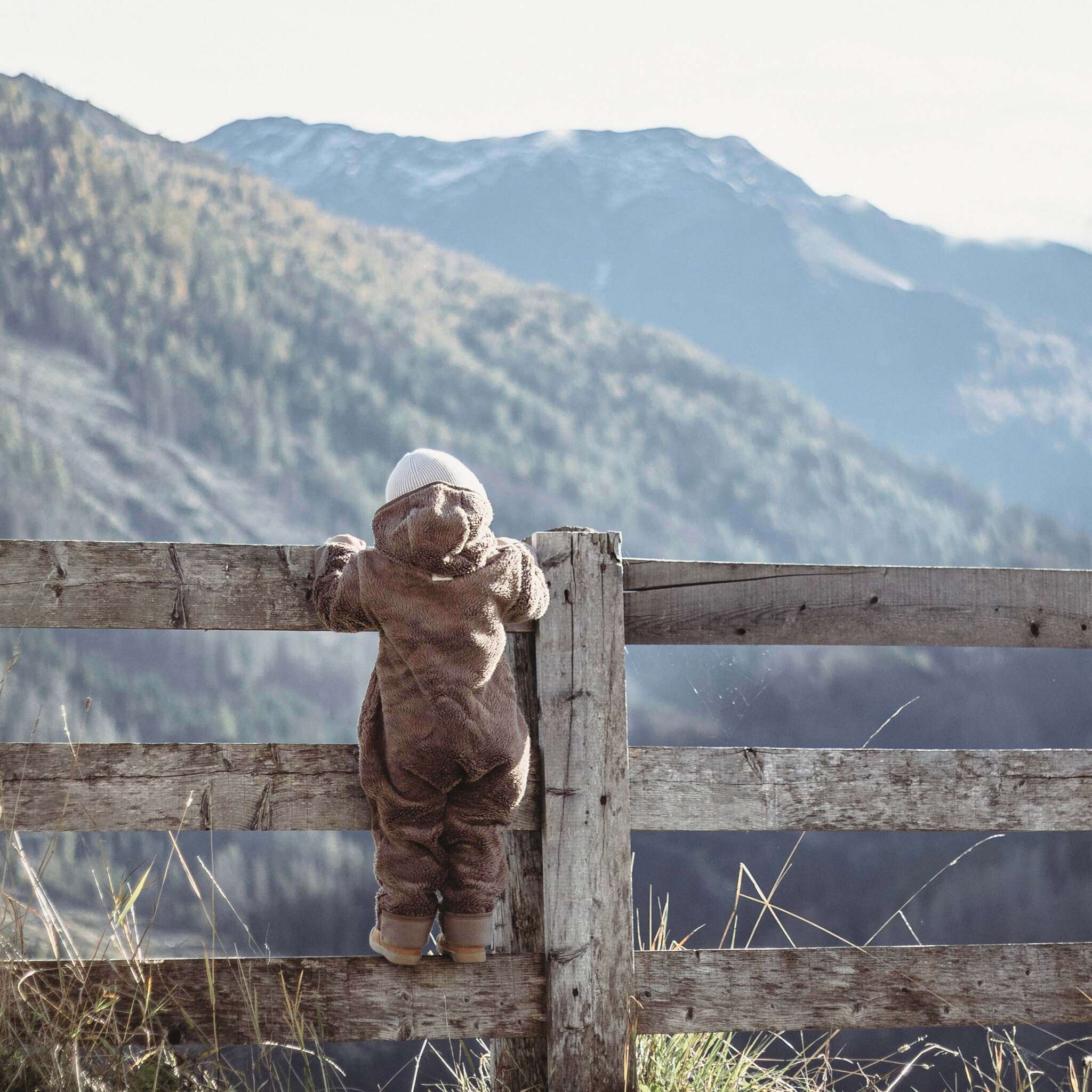 Organic Teddy Overall - Mocha - SALE - Image 4