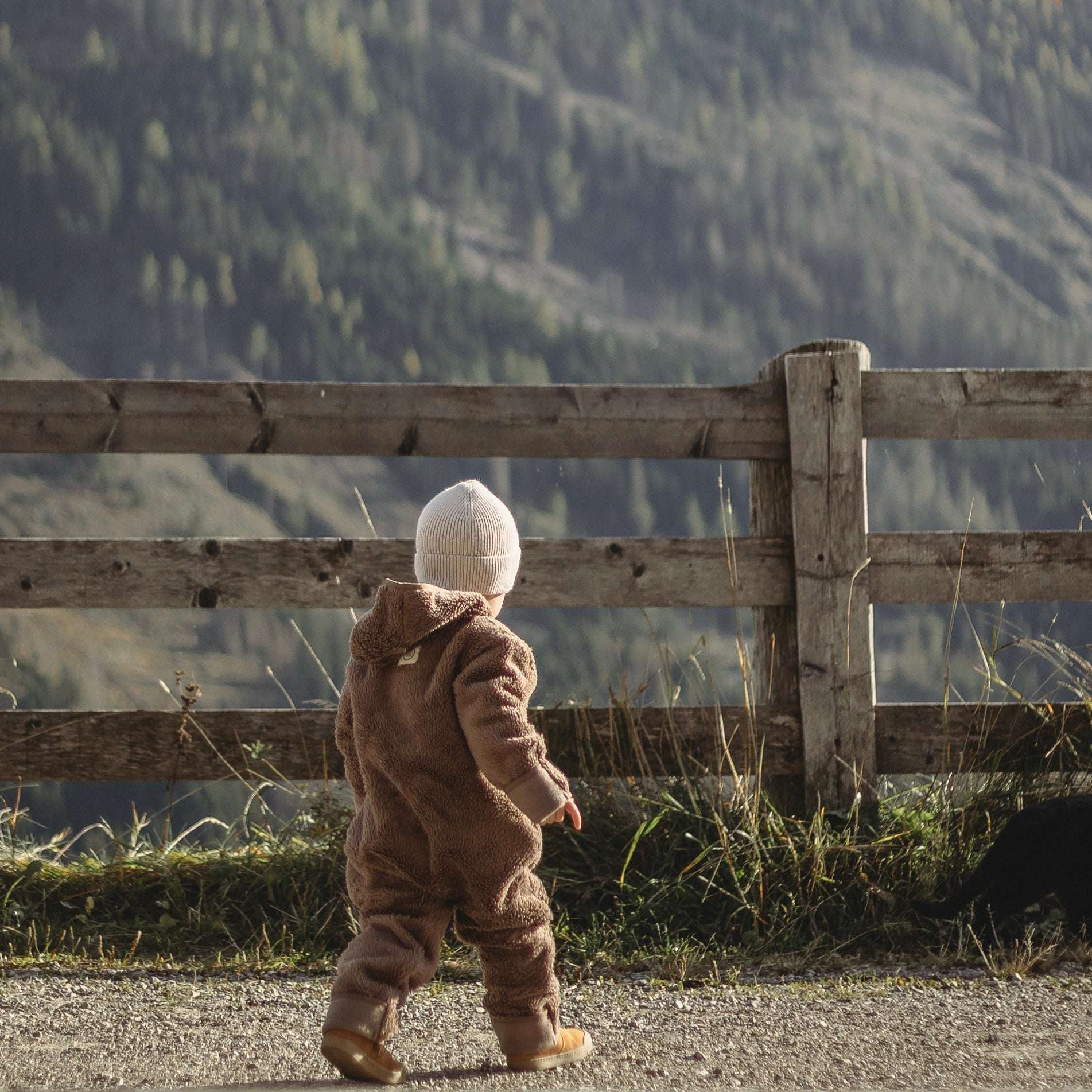 Organic Teddy Overall - Mocha - SALE - Image 5