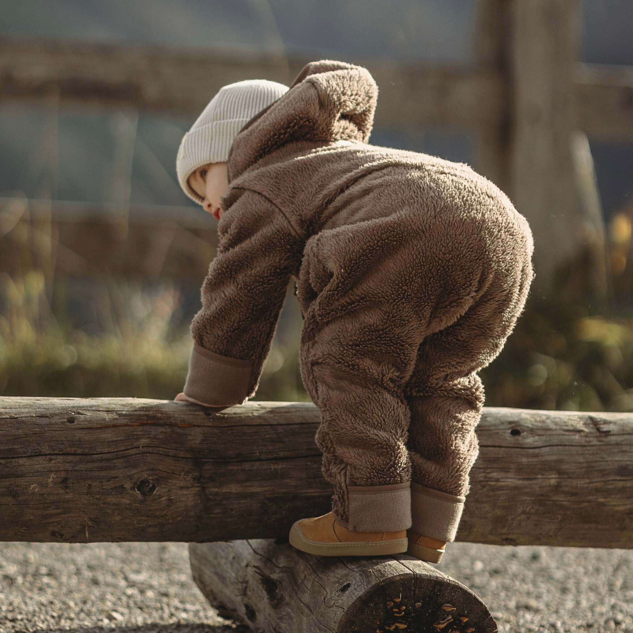 Organic Teddy Overall - Mocha - SALE - Image 6