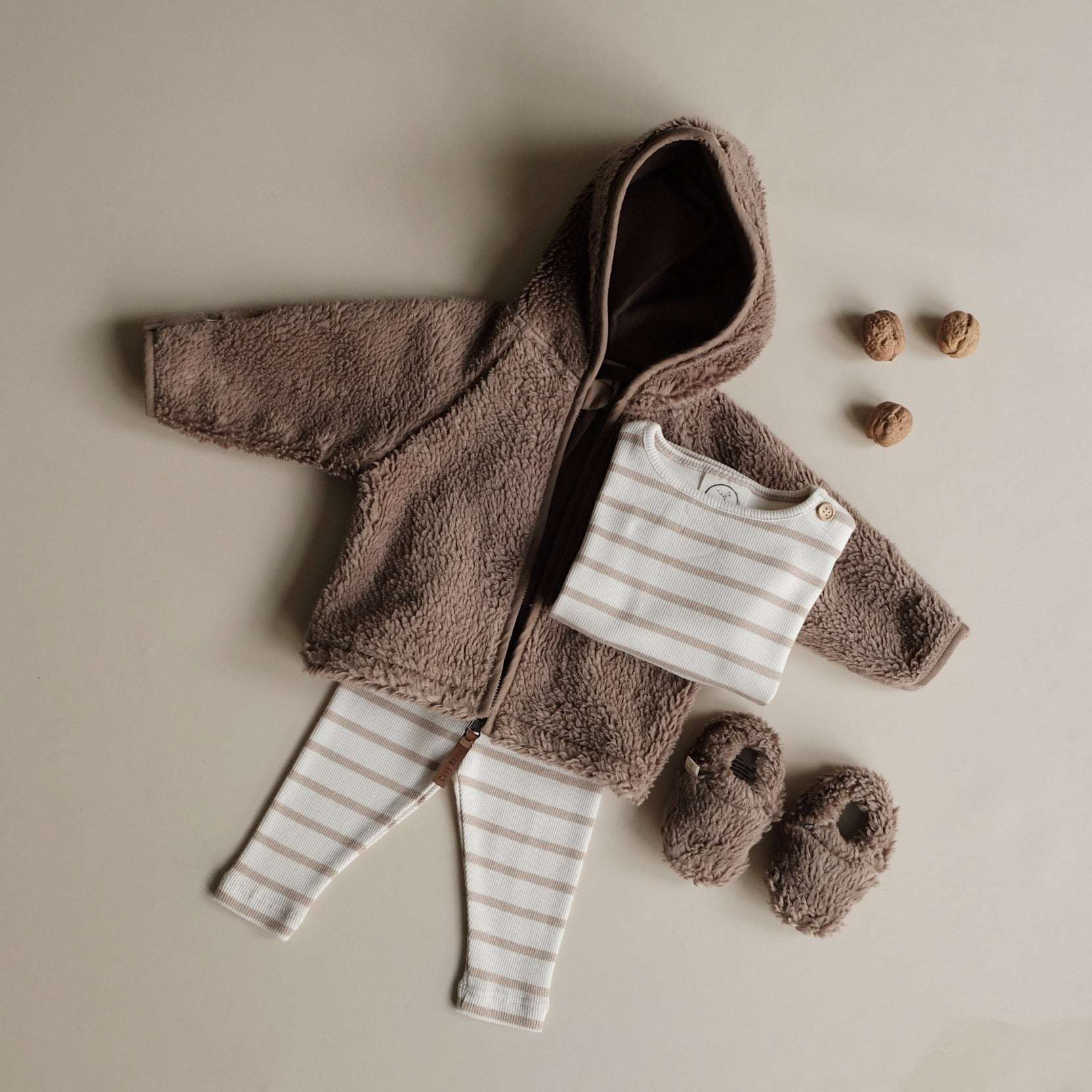 Organic Teddy Shoes - Mocha - SALE - Image 7