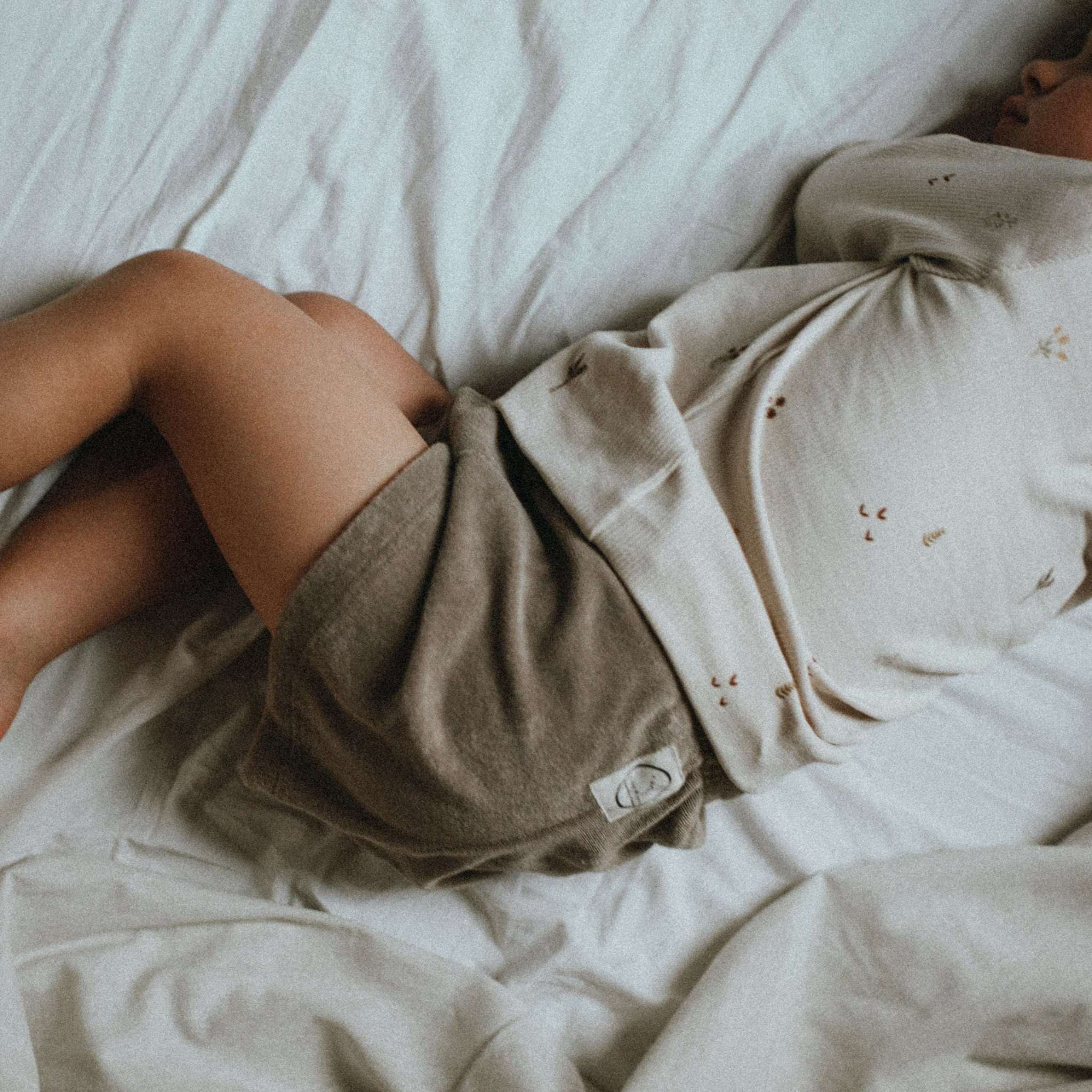 Organic Terry Shorts - Caramel - Image 3