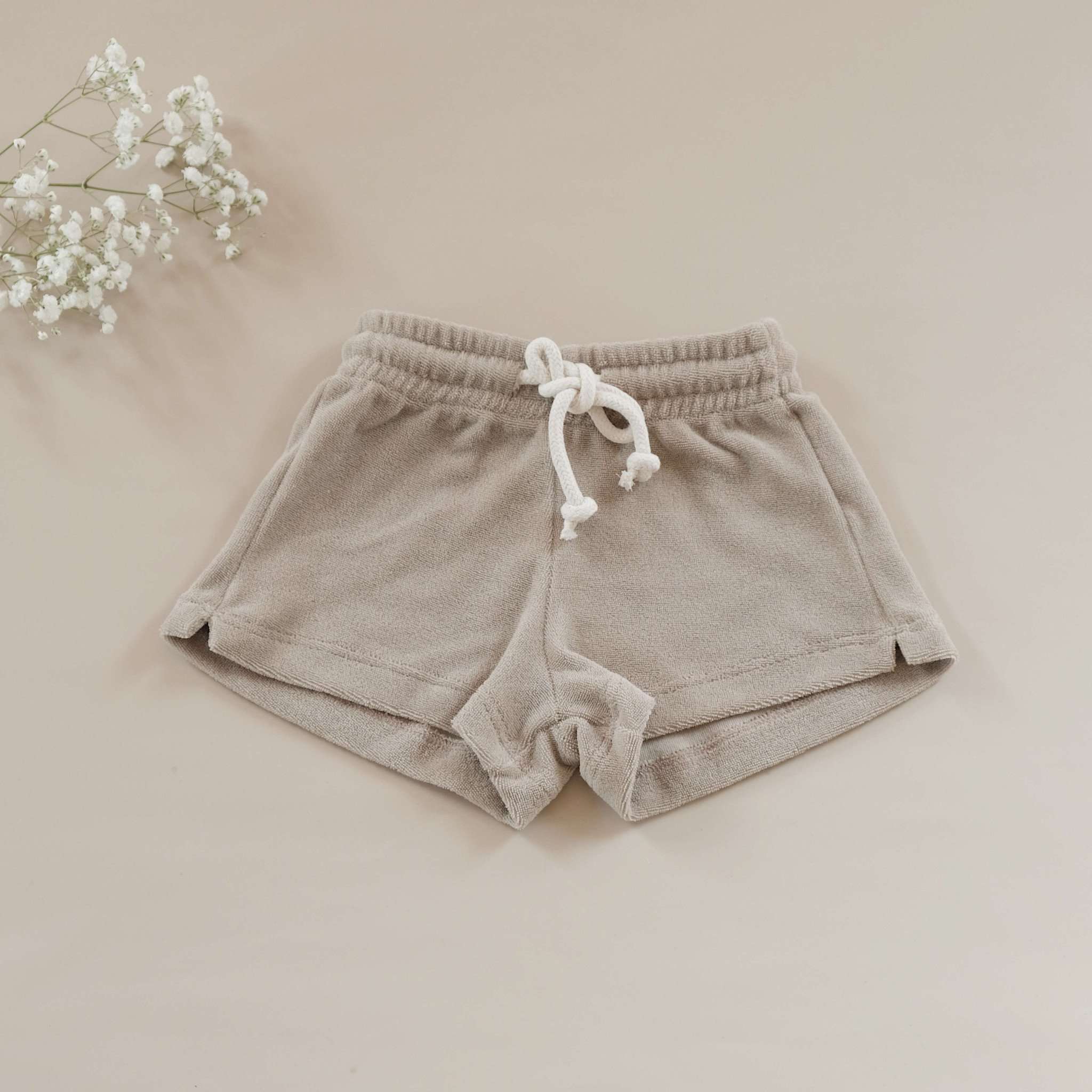 Organic Terry Shorts - Caramel - Image 6