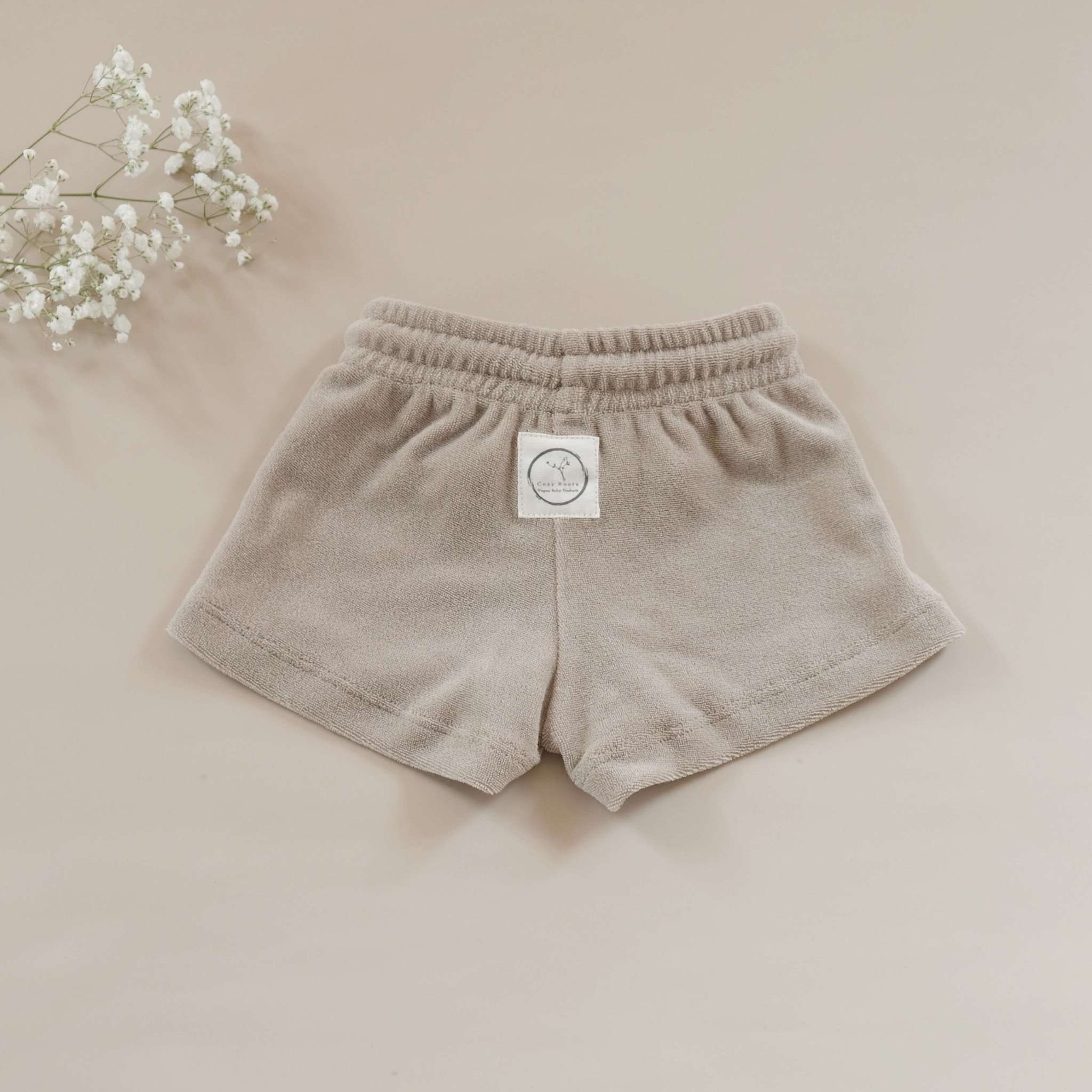 Organic Terry Shorts - Caramel - Image 7