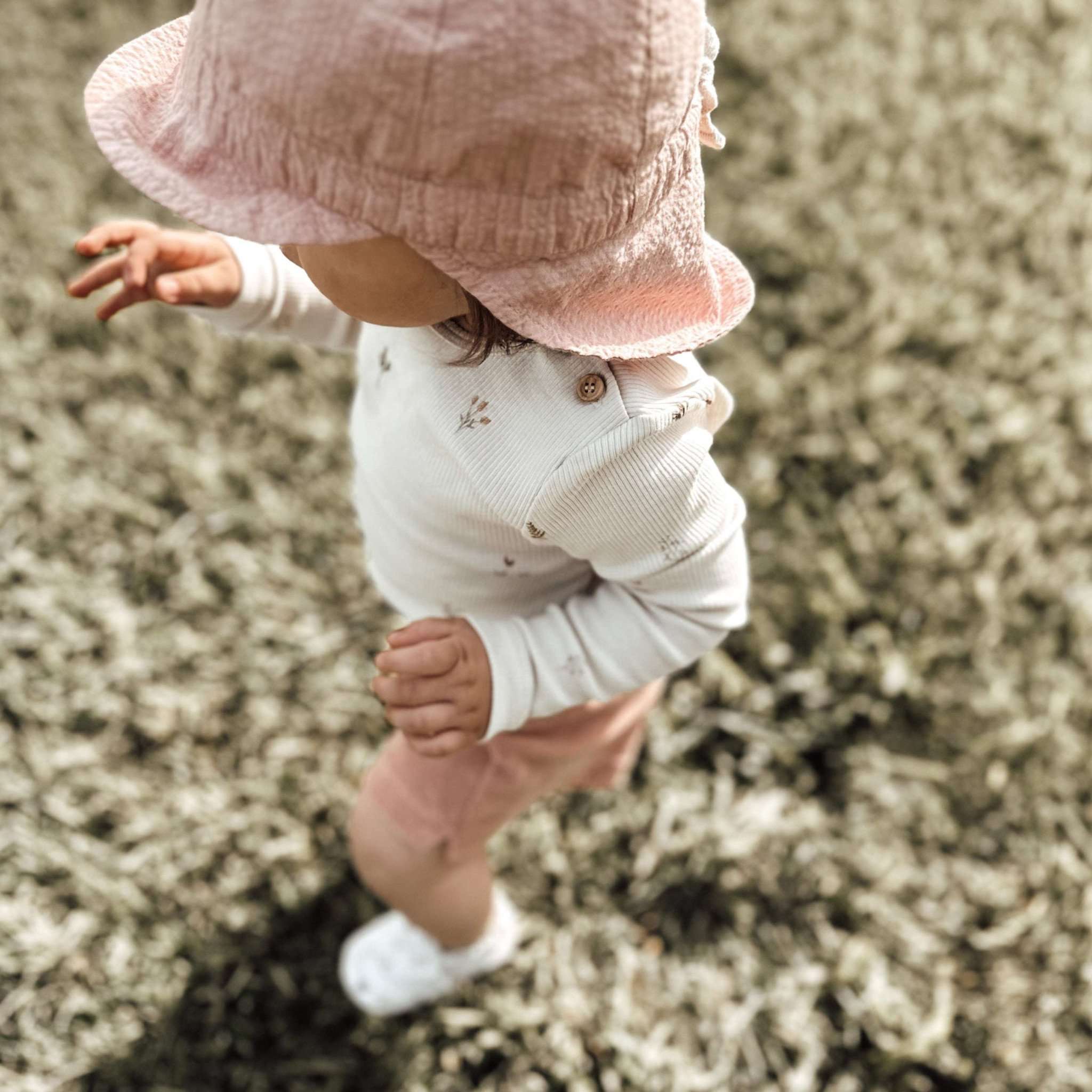 Organic Terry Shorts - Dusty Rose - Image 5