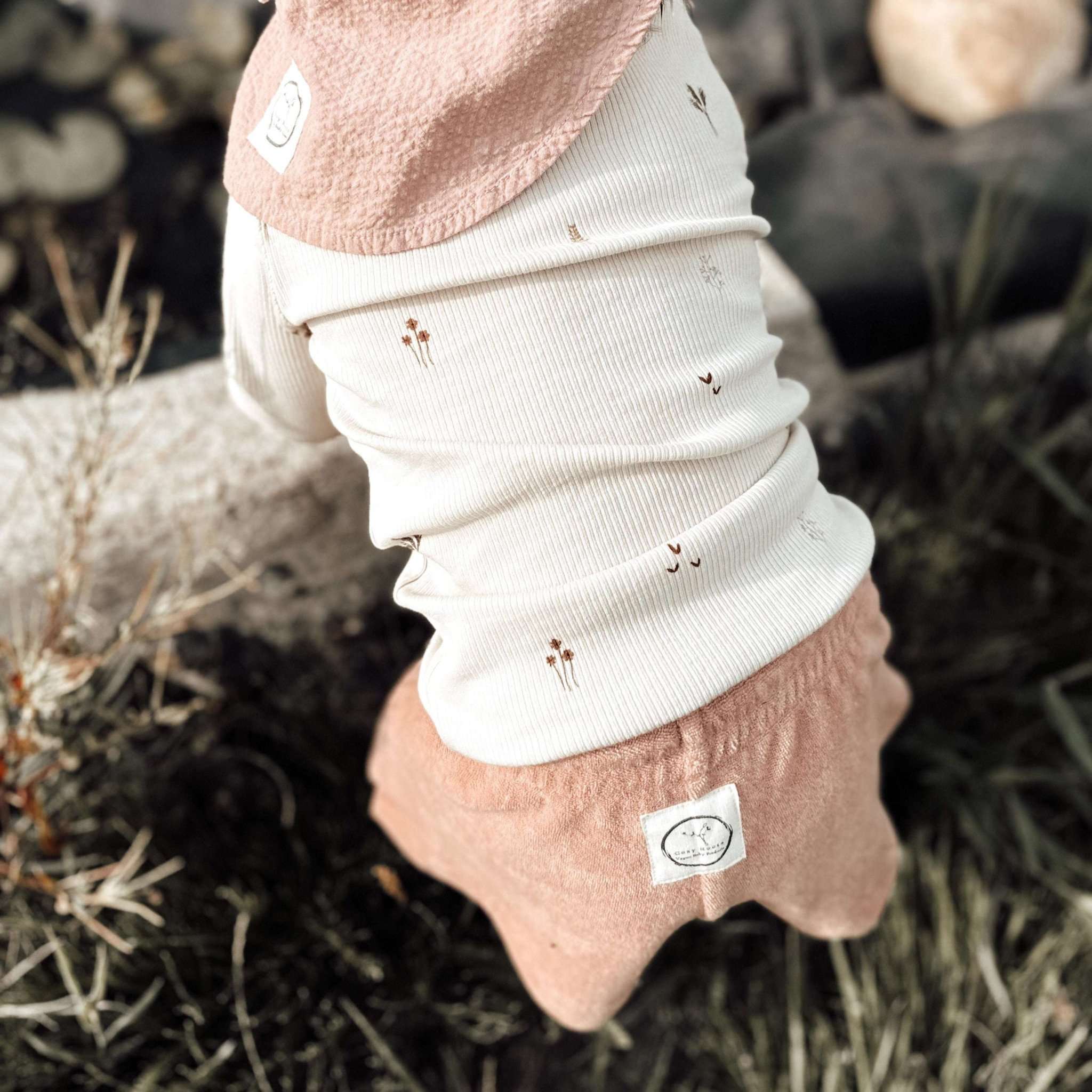 Organic Terry Shorts - Dusty Rose - Image 6