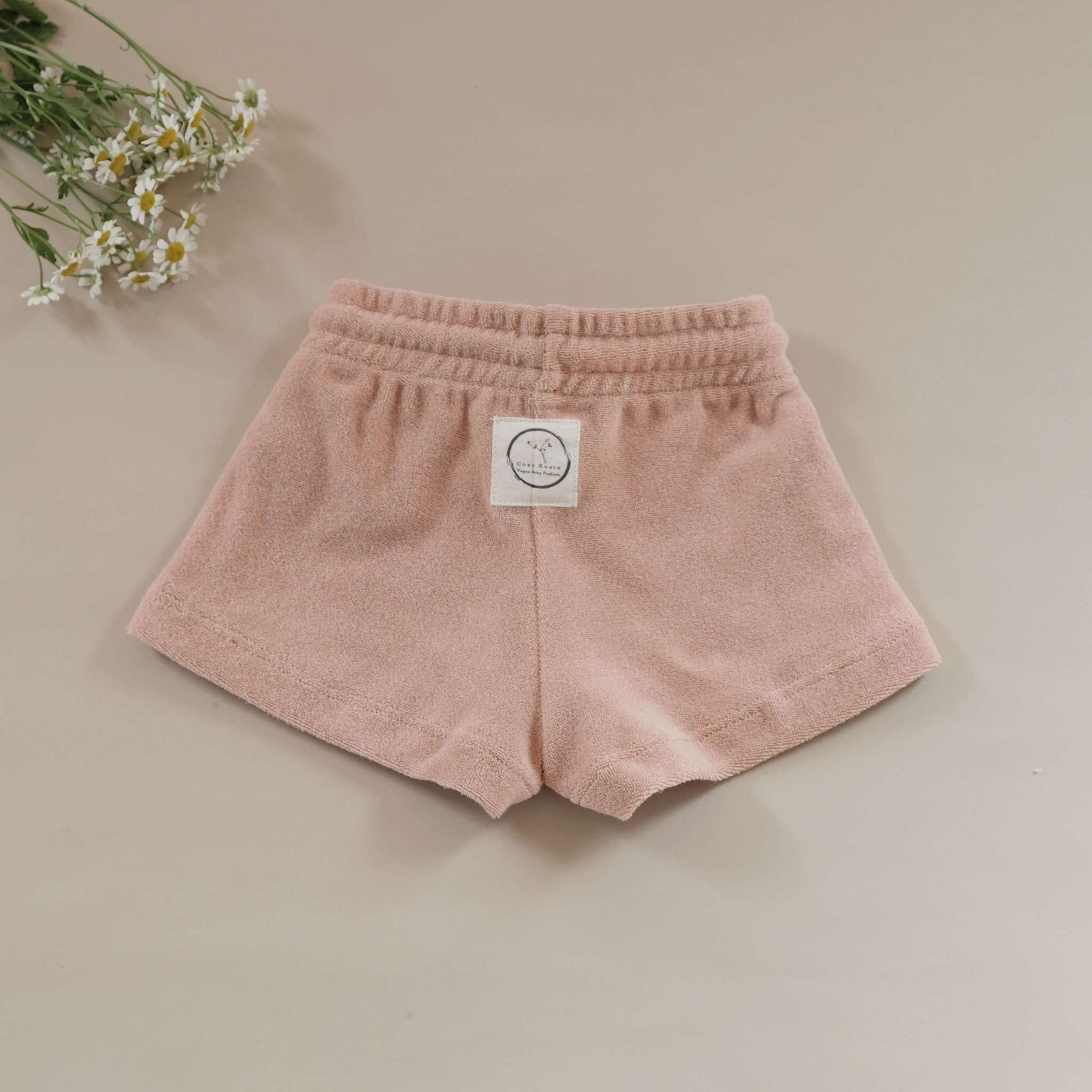 Organic Terry Shorts - Dusty Rose - Image 8