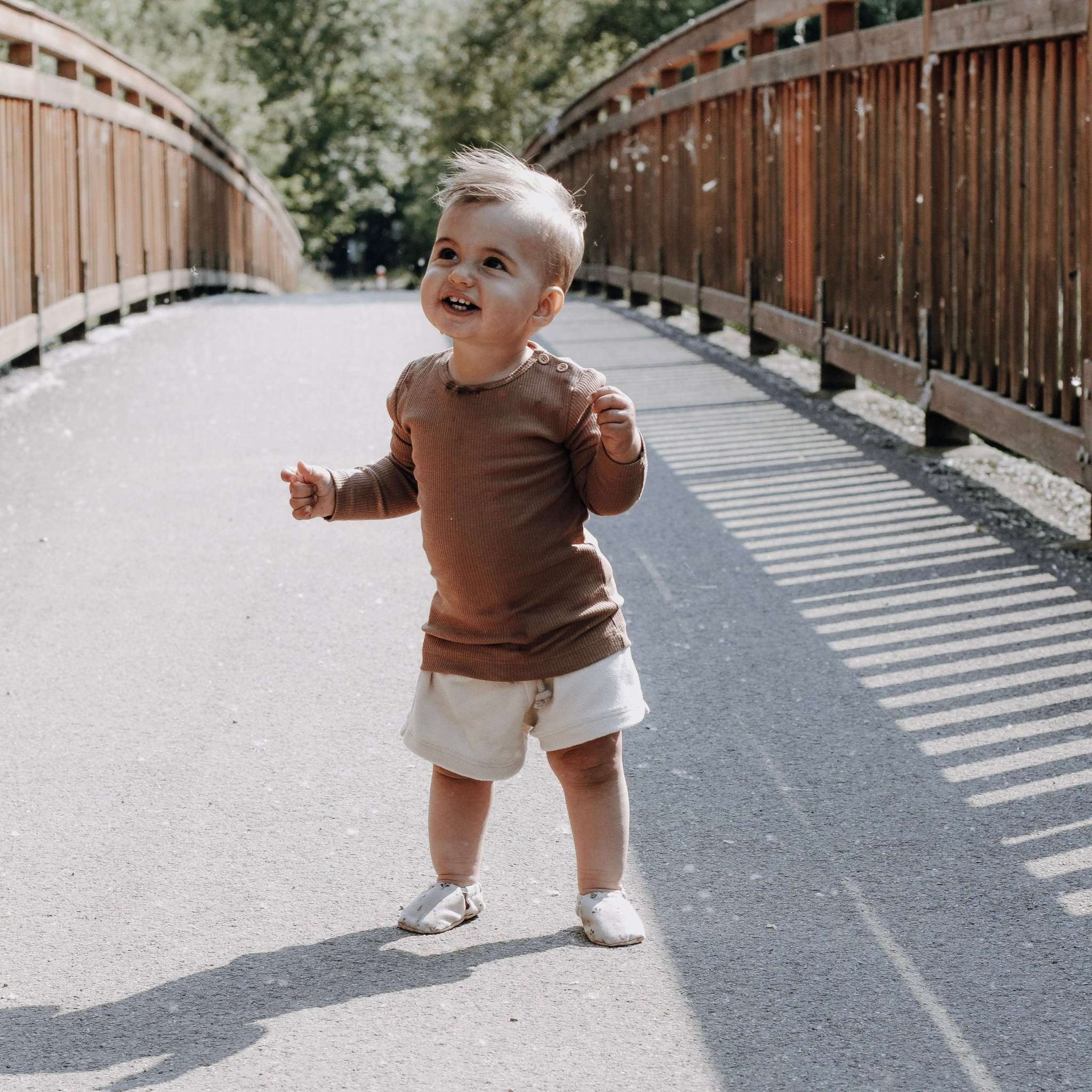Organic Terry Shorts - Sand - Image 11