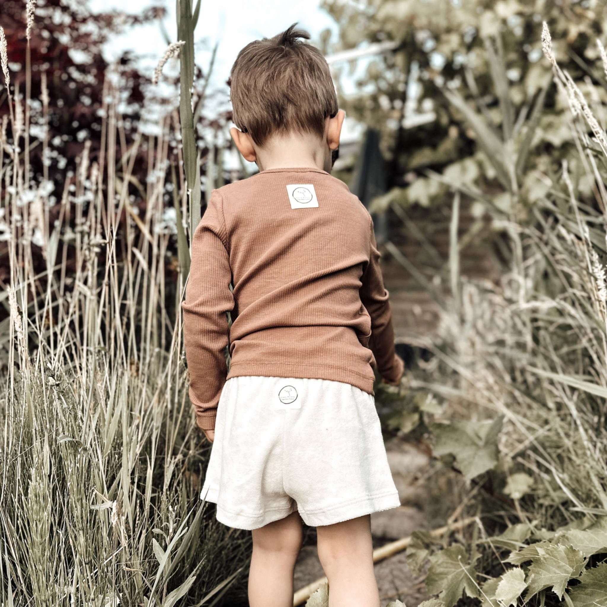 Organic Terry Shorts - Sand - Image 6