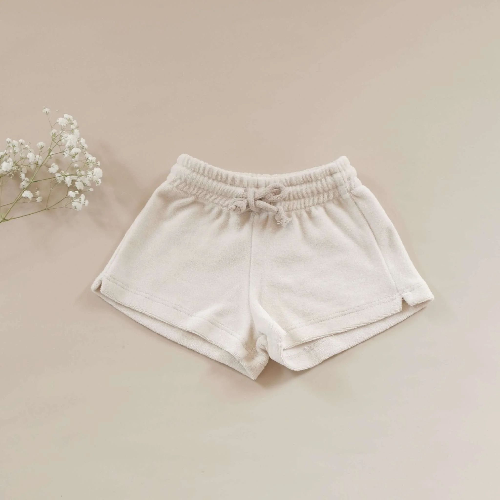 Organic Terry Shorts - Sand - Image 7