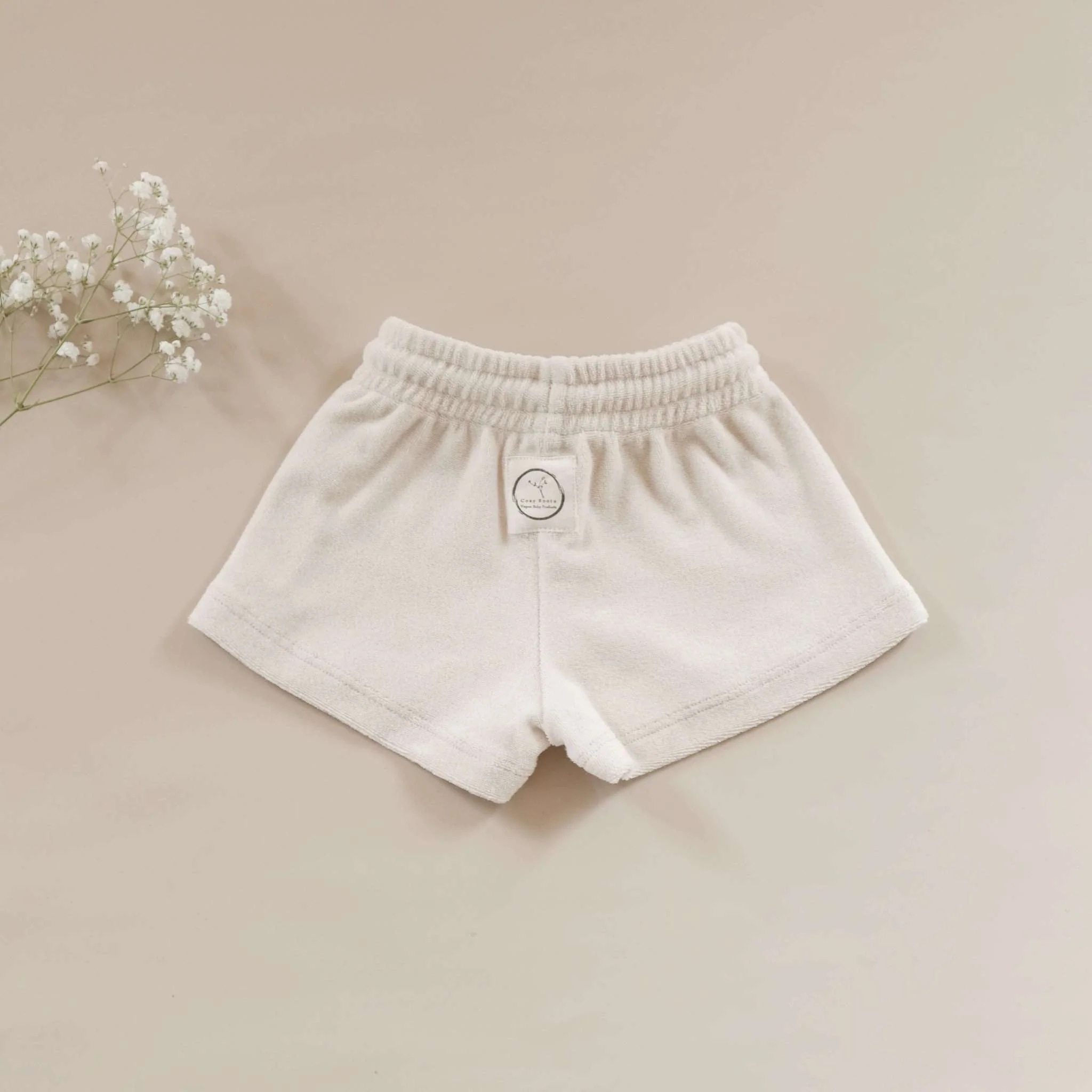 Organic Terry Shorts - Sand - Image 8