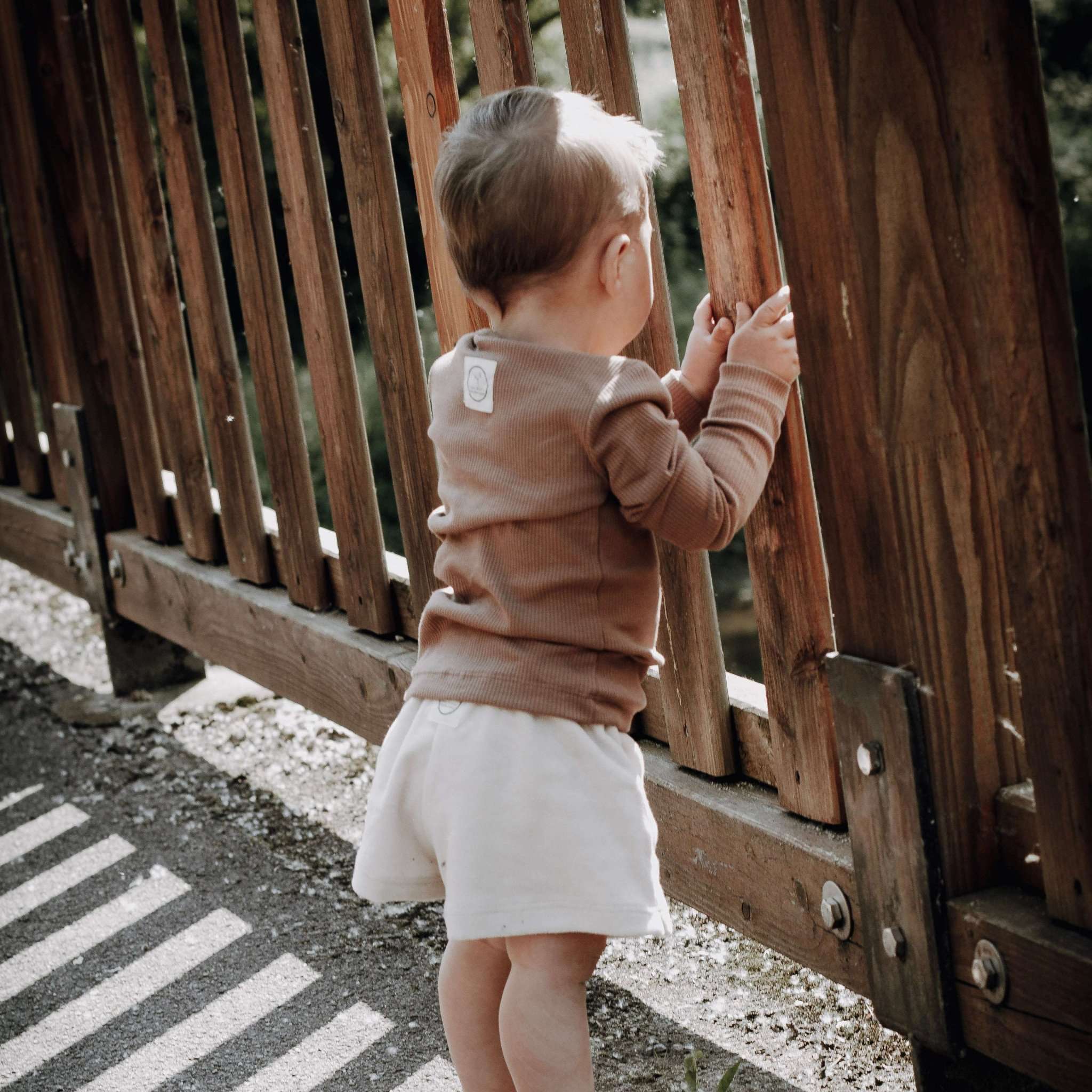 Organic Terry Shorts - Sand - Image 9