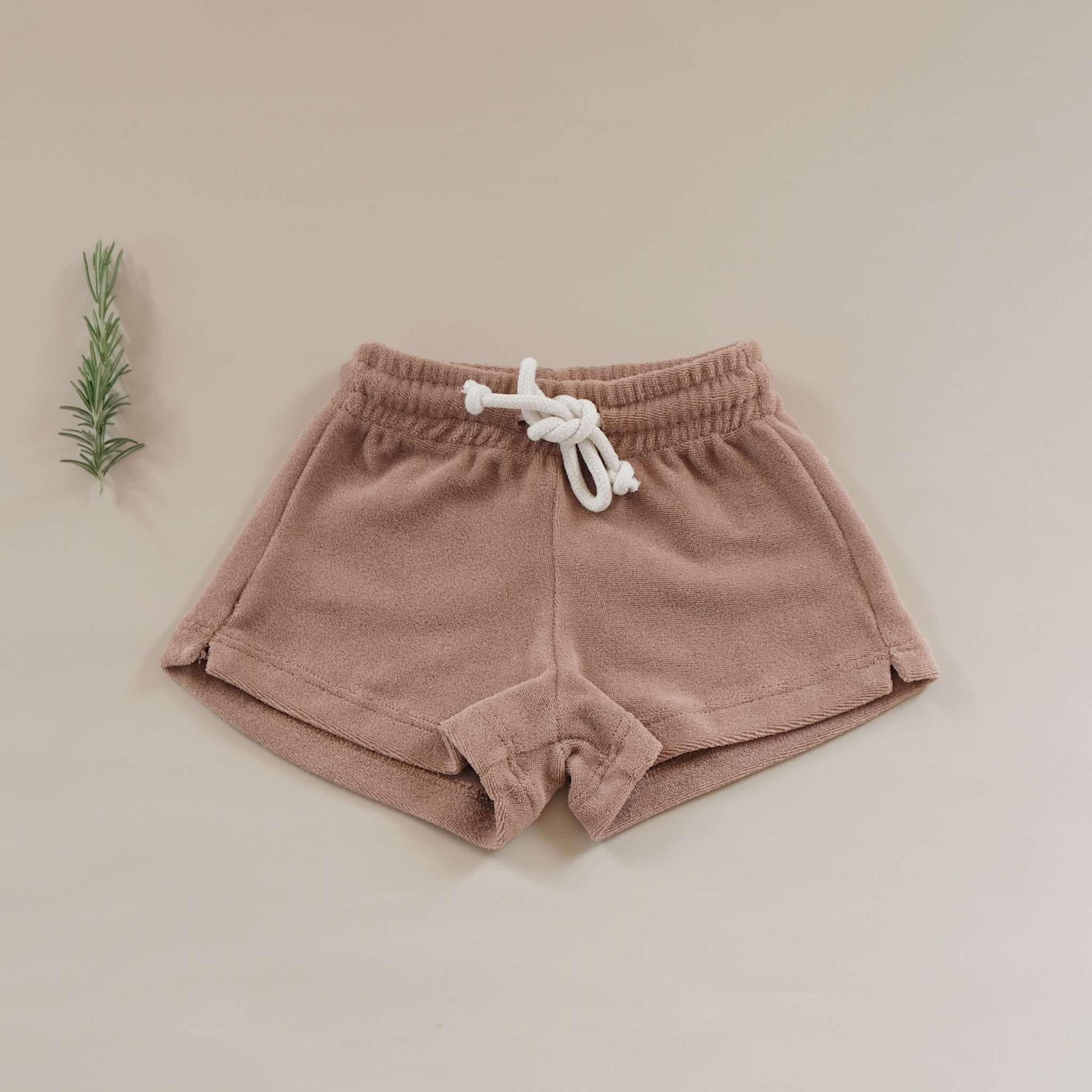 Organic Terry Shorts - Walnut - Image 13