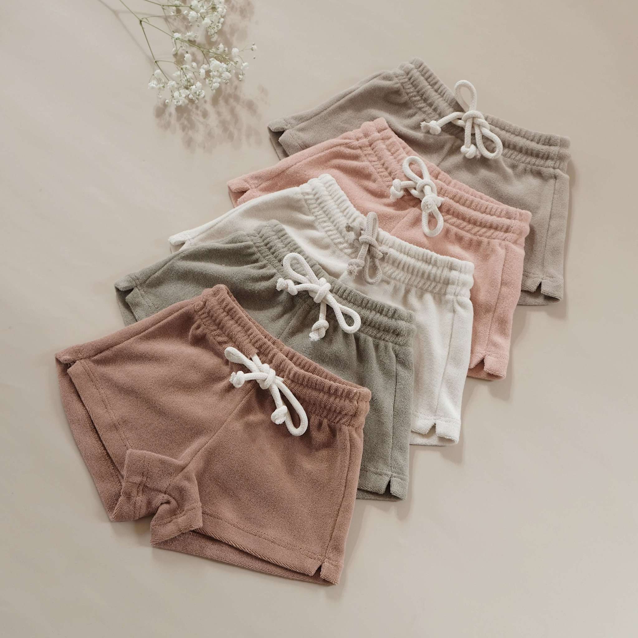 Organic Terry Shorts - Walnut - Image 16