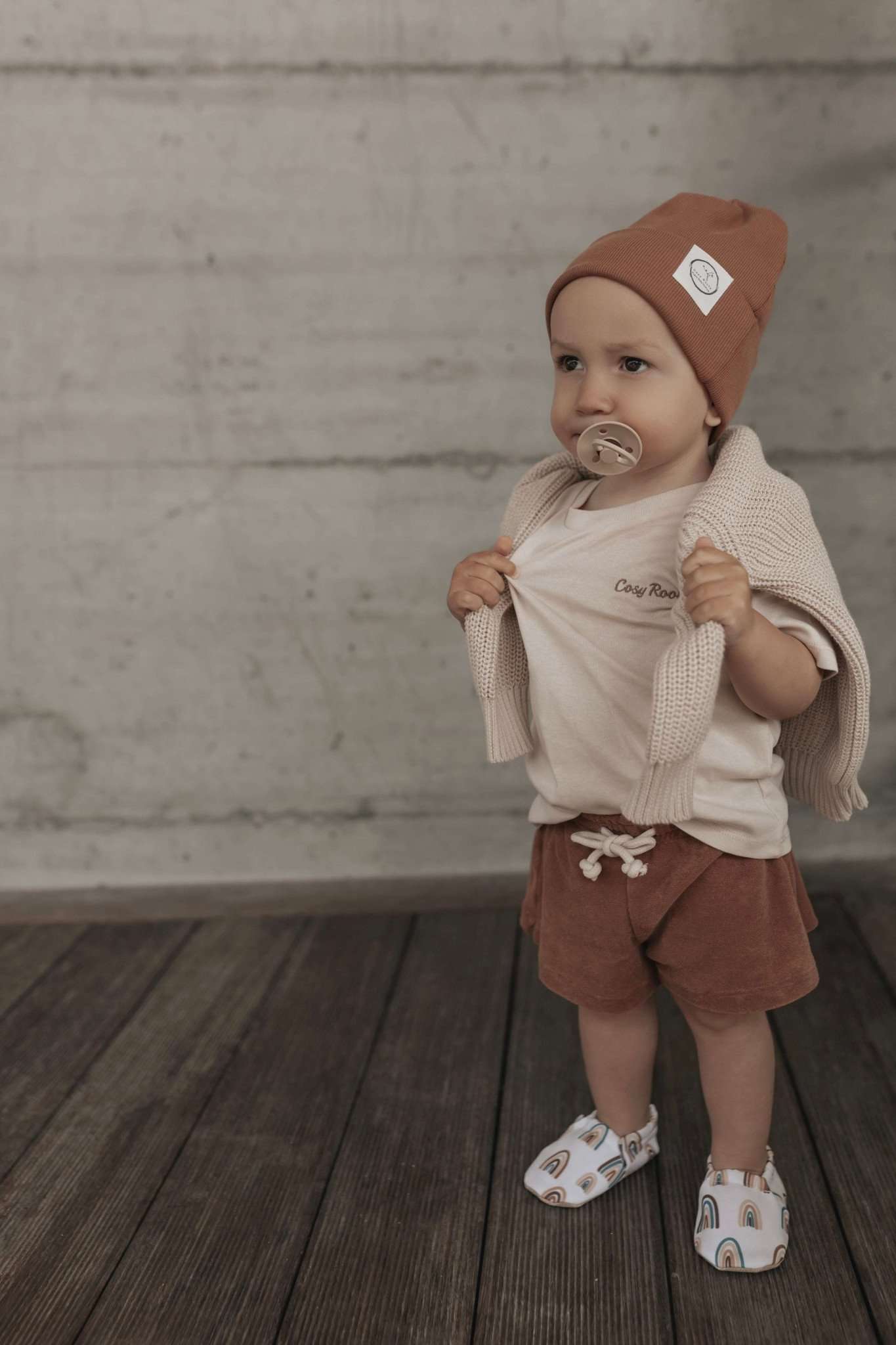 Organic Terry Shorts - Walnut - Image 18