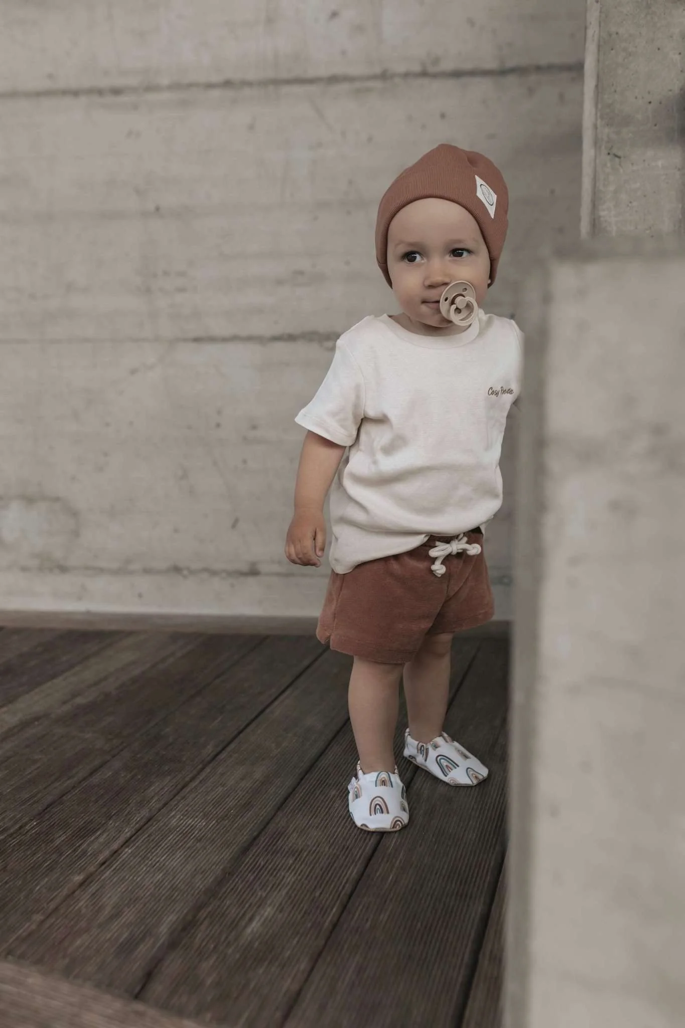 Organic Terry Shorts - Walnut - Image 20