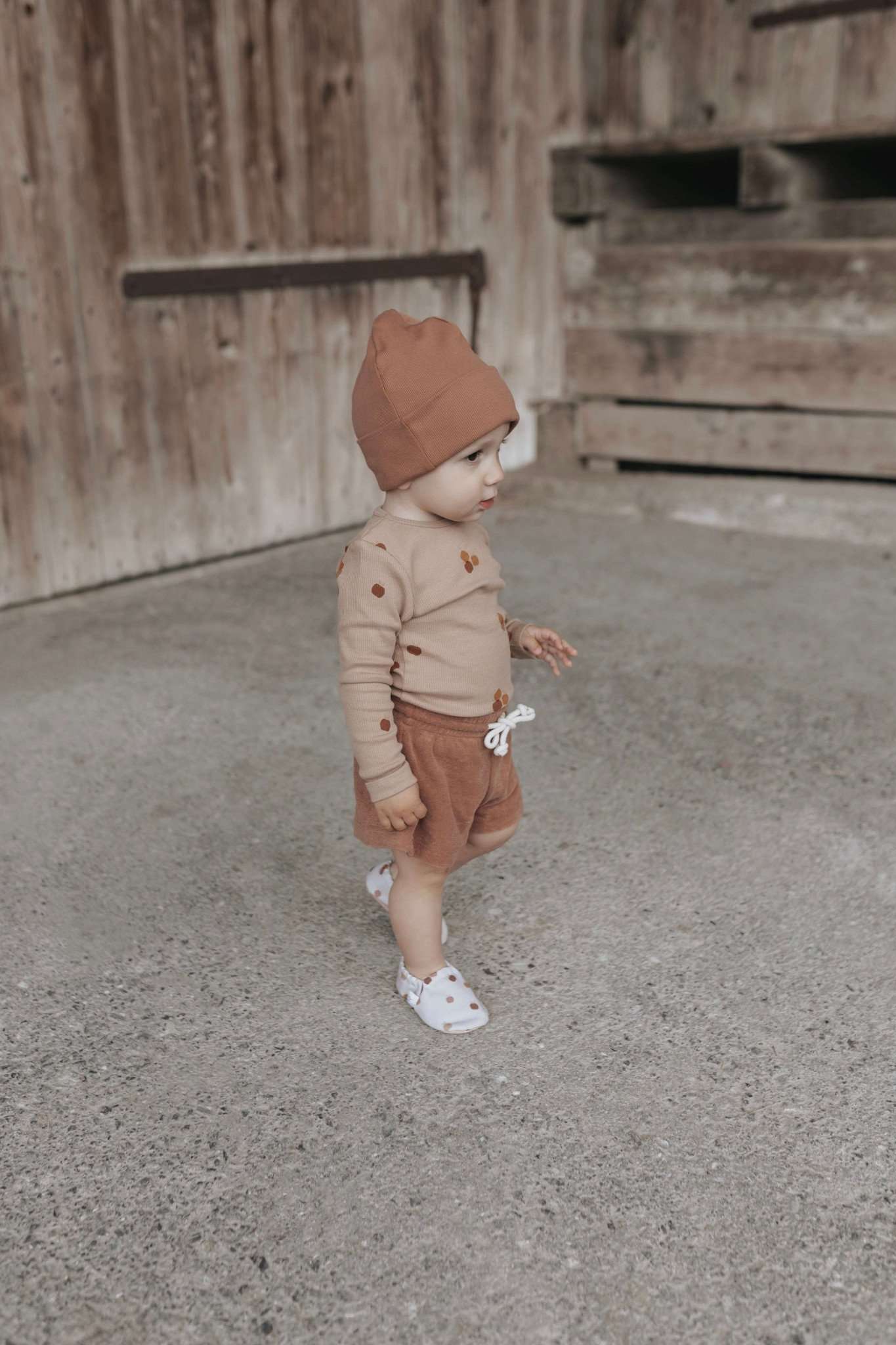 Organic Terry Shorts - Walnut - Image 21