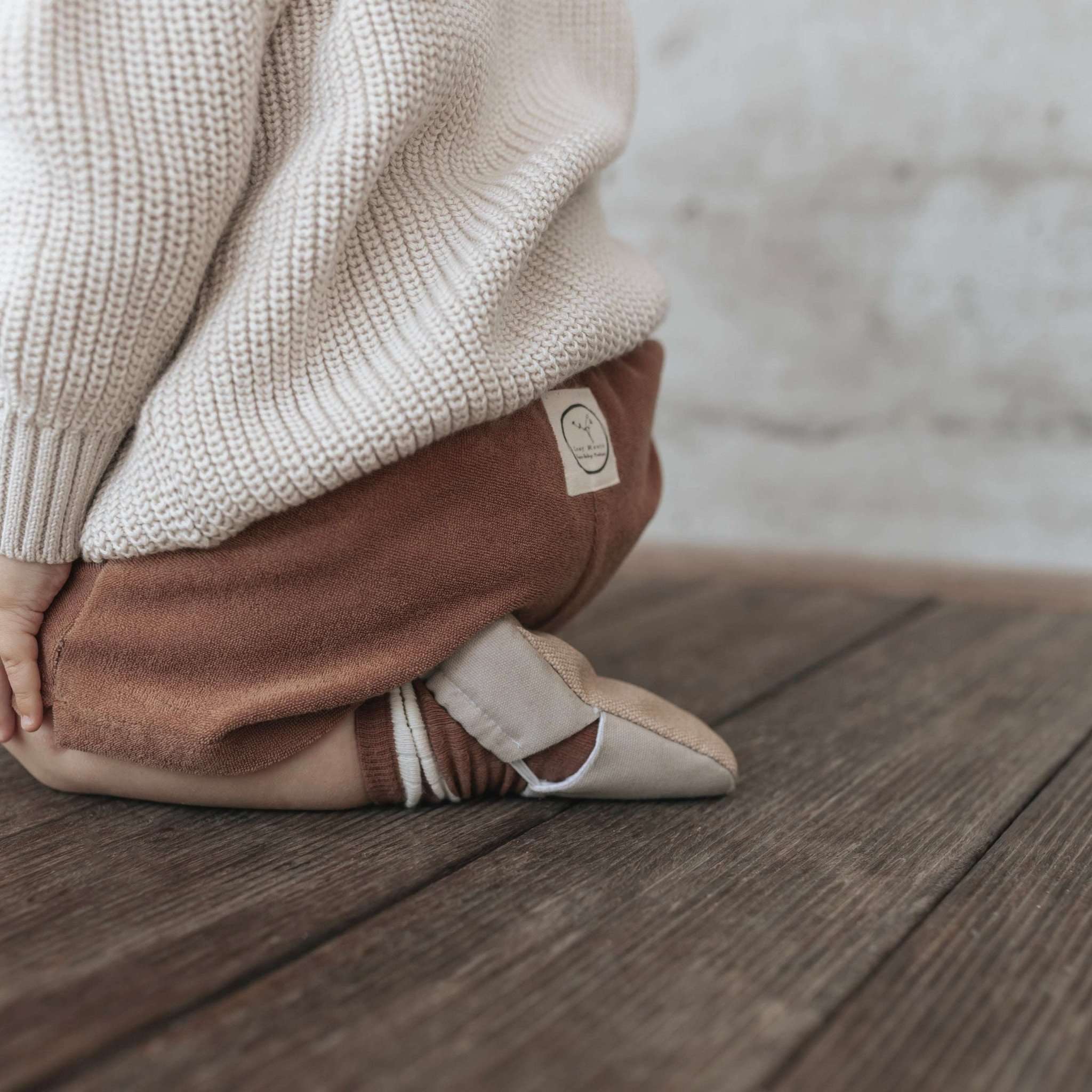 Organic Terry Shorts - Walnut - Image 4