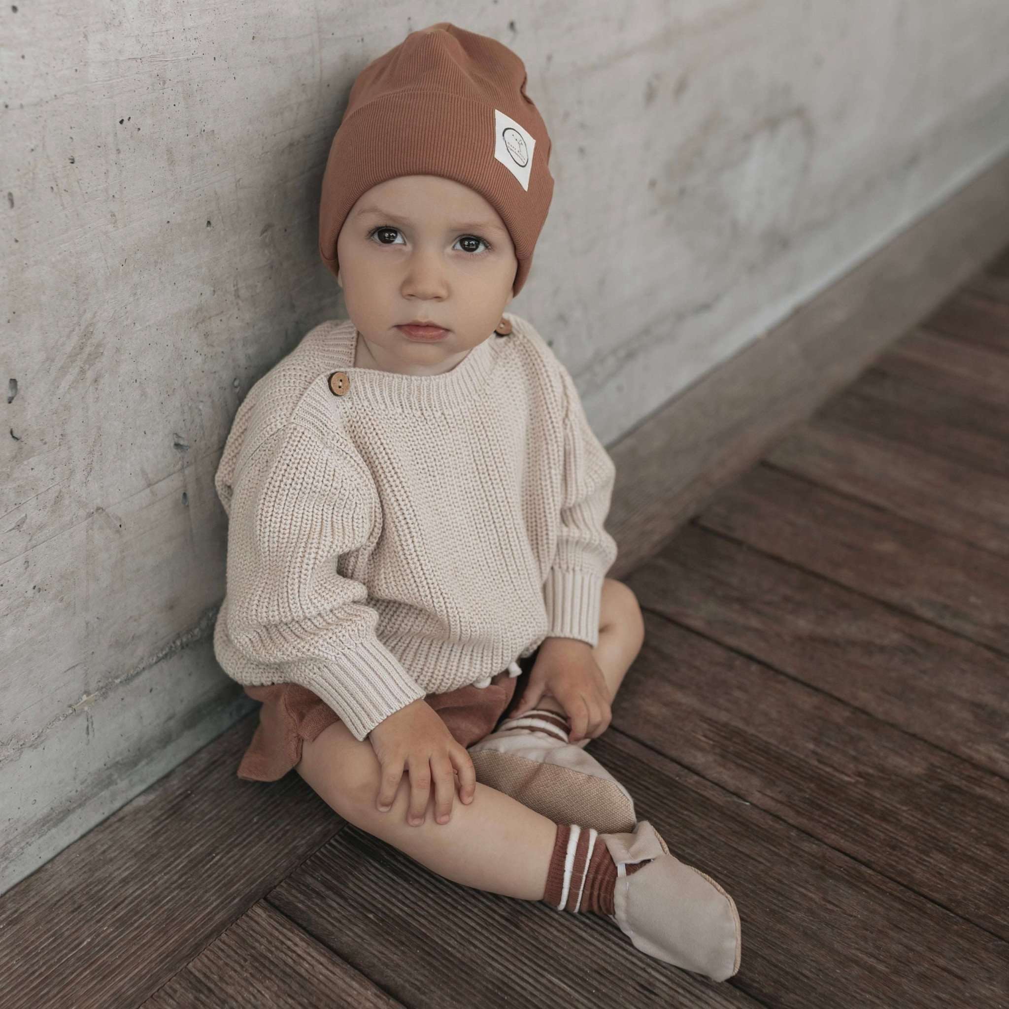 Organic Terry Shorts - Walnut - Image 8