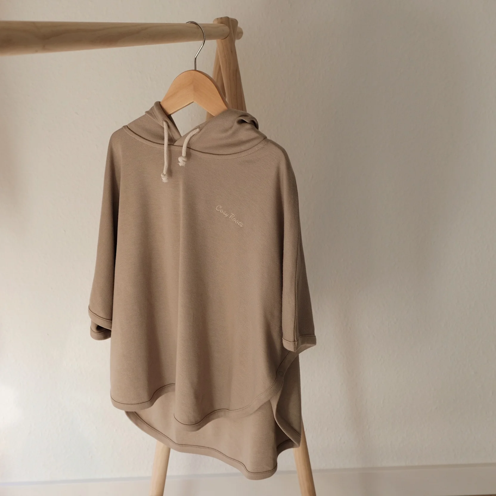 Organic UV Poncho - Caramel - UPF50+ - Image 12