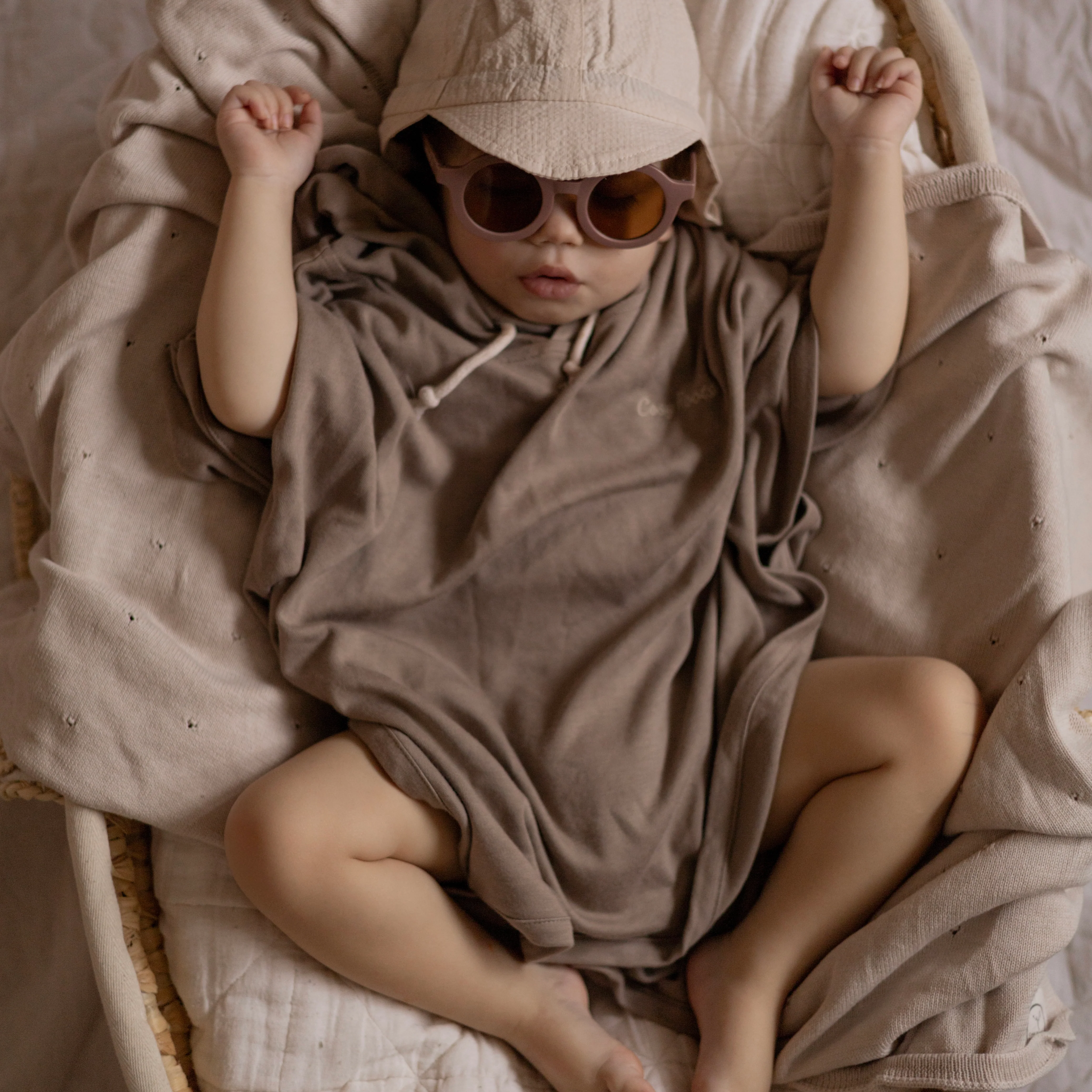 Organic UV Poncho - Caramel - UPF50+ - Image 8