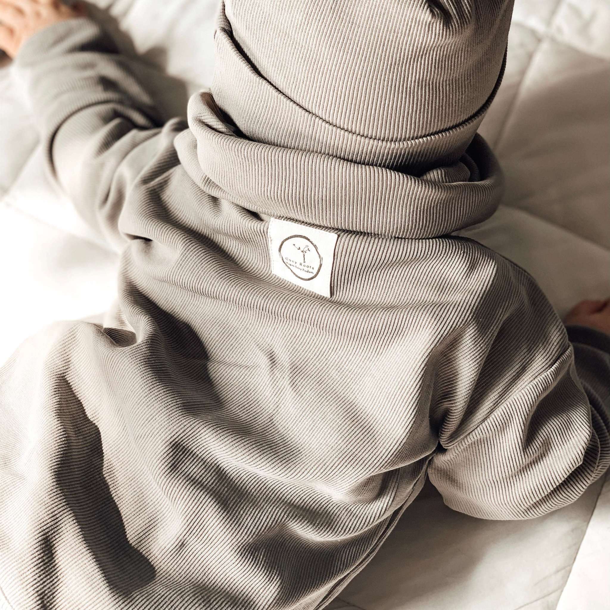 Organic Rib Sweatshirt - Grey - S A L E - Image 3
