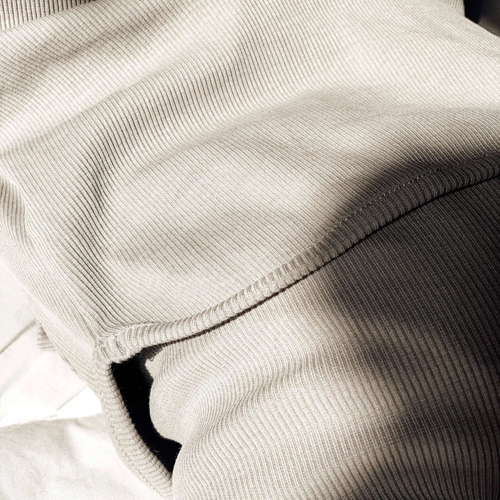 Organic Rib Sweatshirt - Grey - S A L E - Image 6