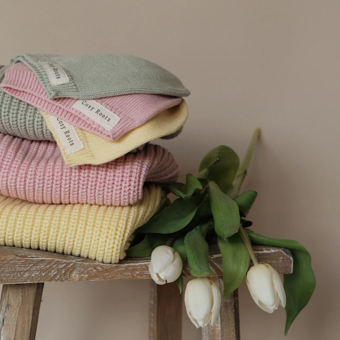 Organic Oversize Knit Pulli - Candy Pink - Image 10