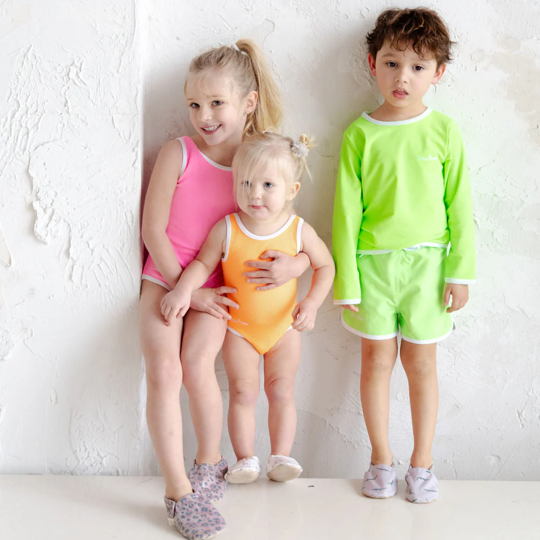 Sustainable Bathing Suit - Bright Orange - Image 3