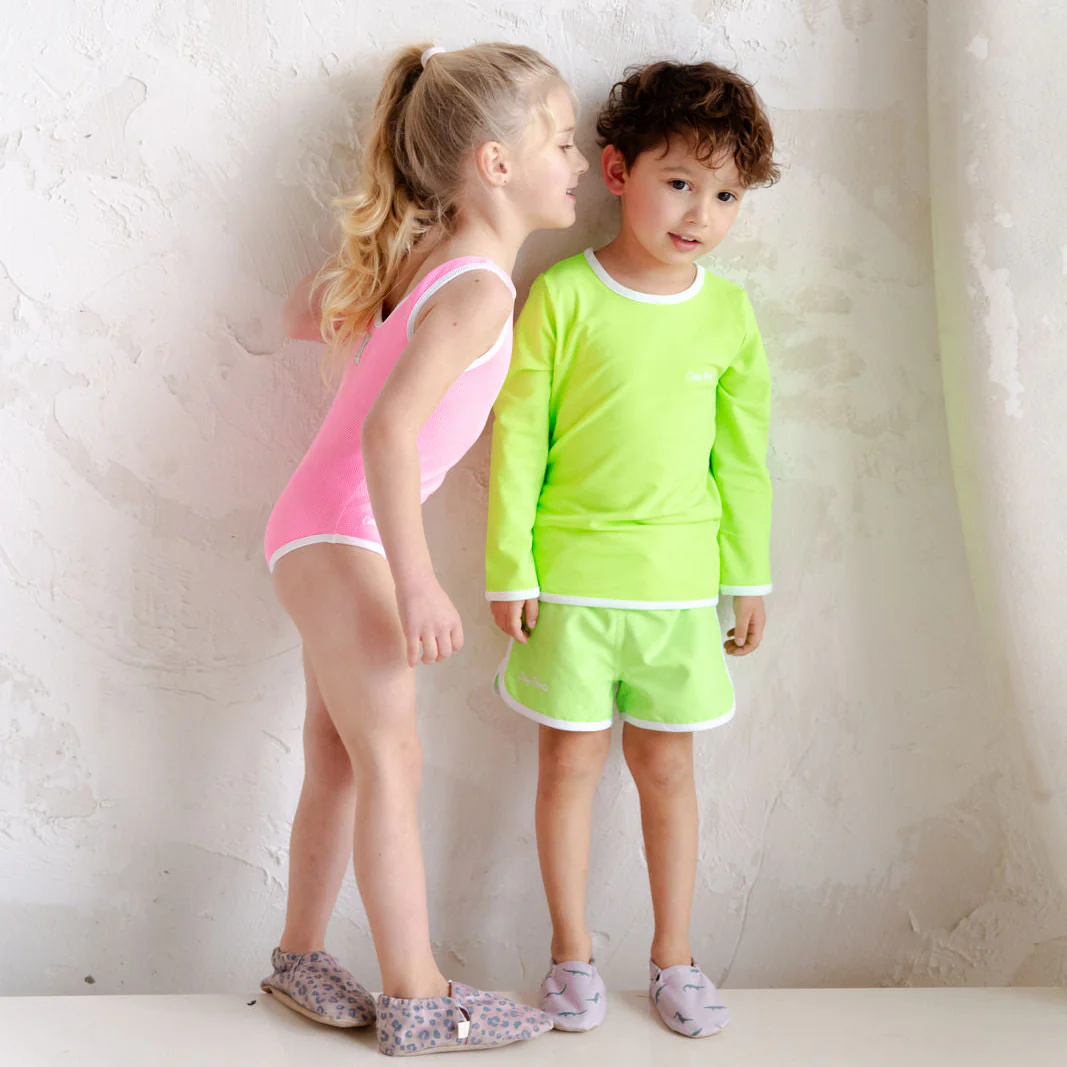 Sustainable Bathing Suit - Bright Pink - Image 3