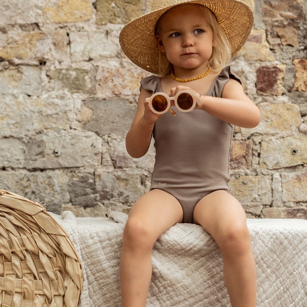 Sustainable Bathing Suit - Caramel - Image 10