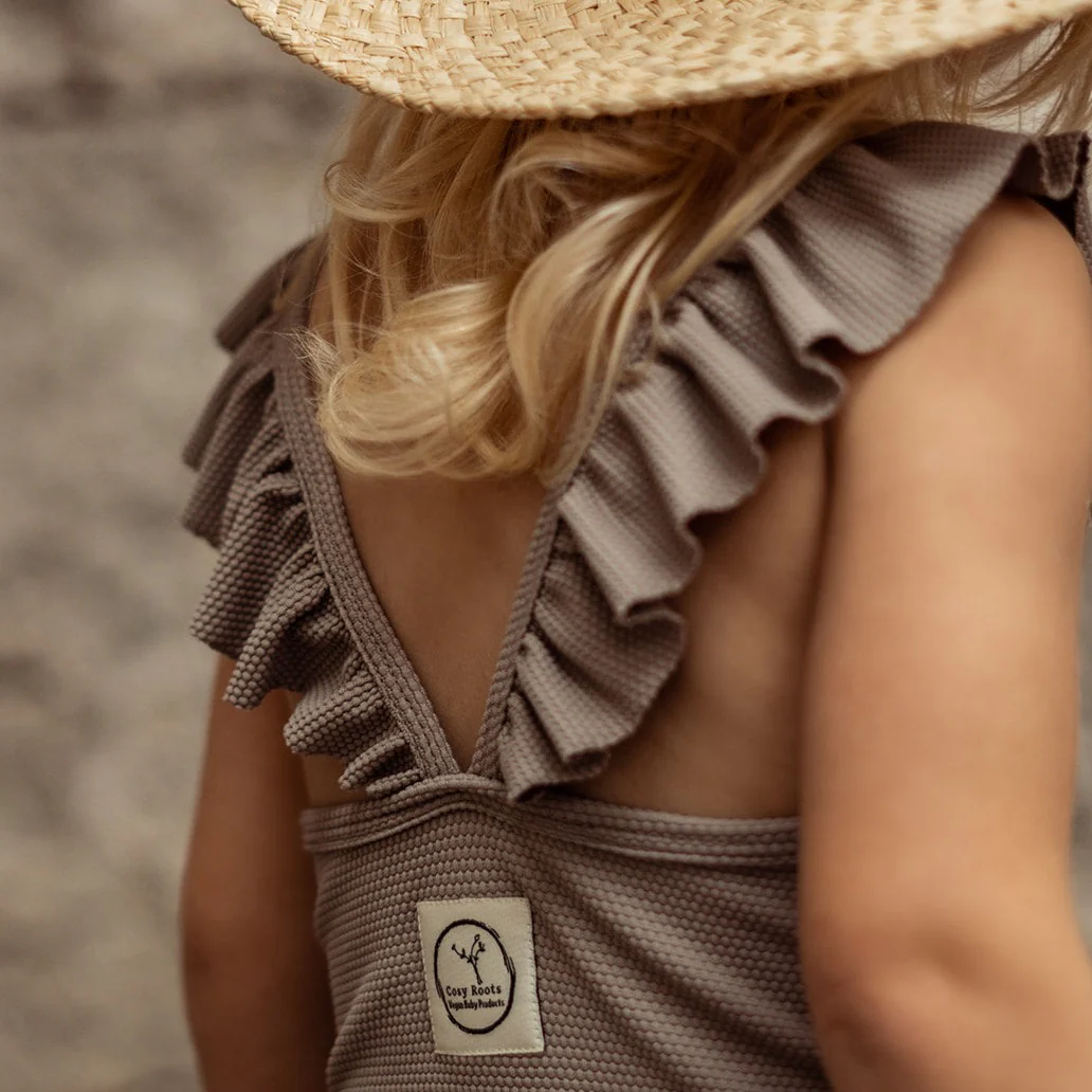 Sustainable Bathing Suit - Caramel - Image 5