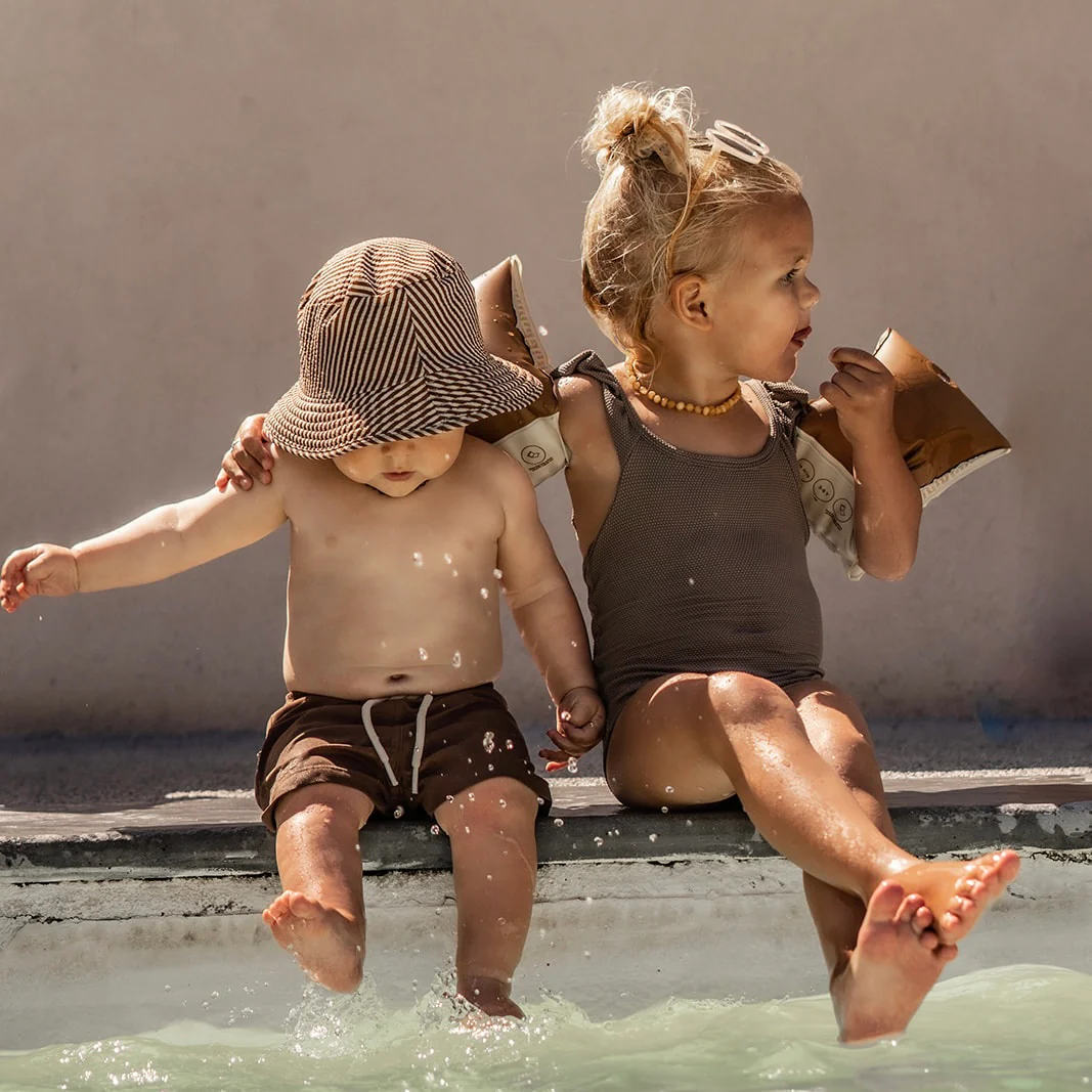 Sustainable Bathing Suit - Caramel - Image 8