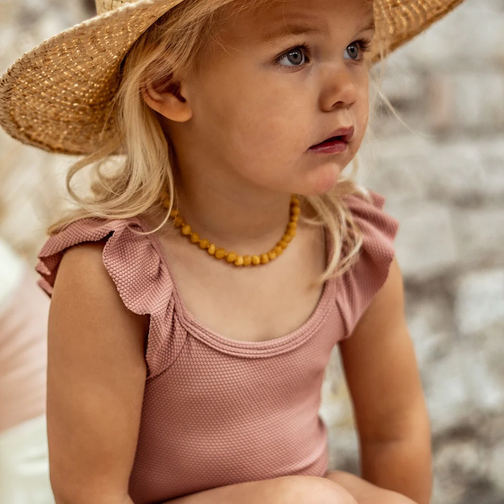 Sustainable Bathing Suit - Dusty Rose - Image 11