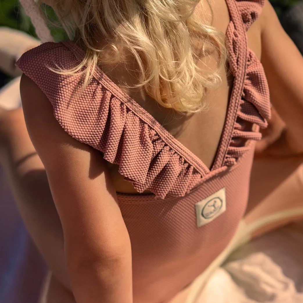 Sustainable Bathing Suit - Dusty Rose - Image 12
