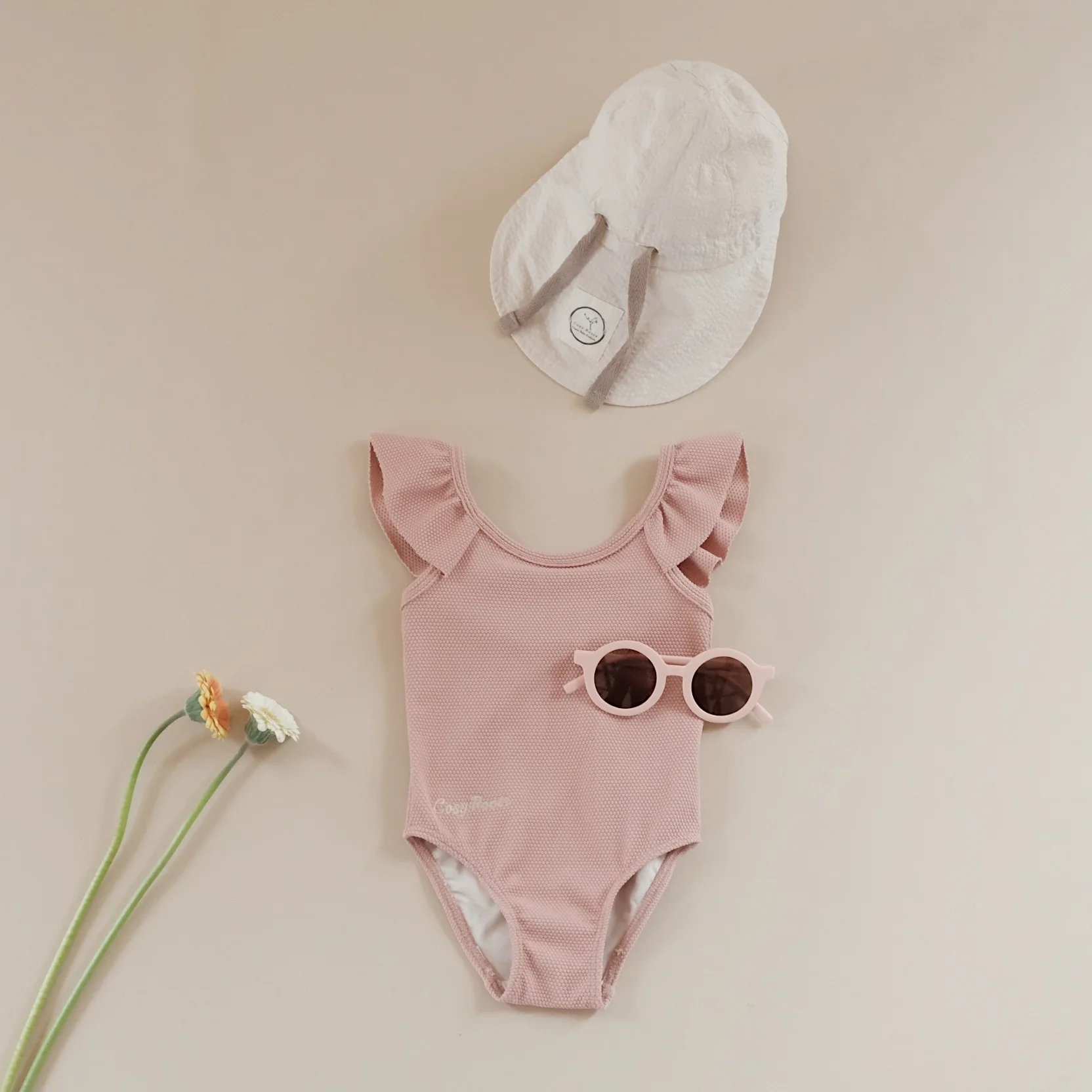 Sustainable Bathing Suit - Dusty Rose - Image 13