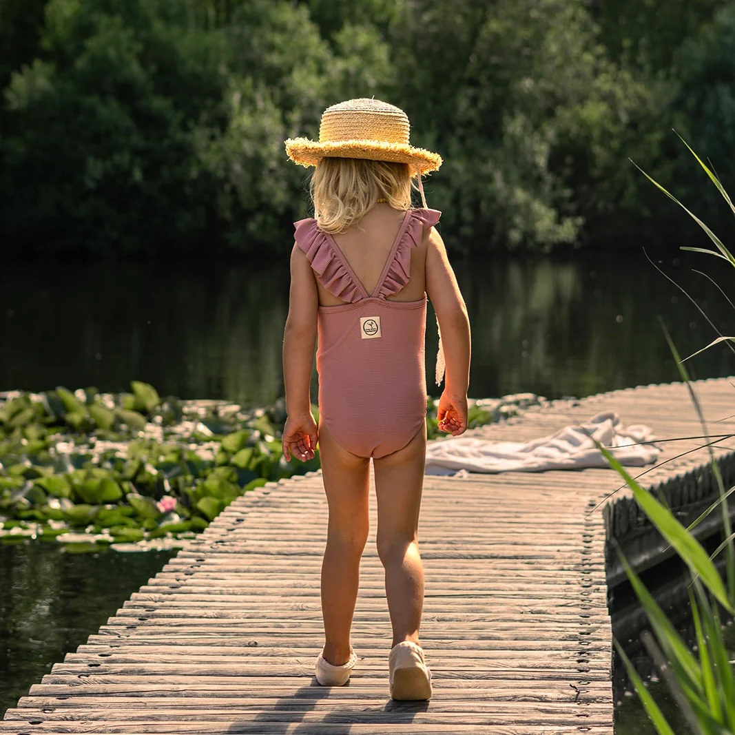 Sustainable Bathing Suit - Dusty Rose - Image 3