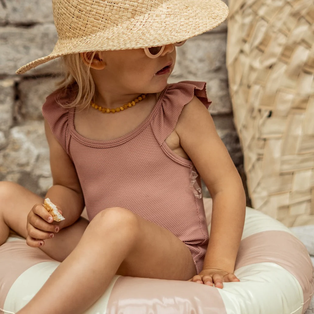 Sustainable Bathing Suit - Dusty Rose - Image 9