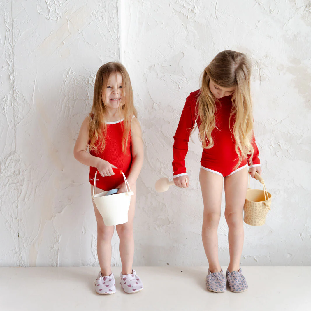 Sustainable Bathing Suit - Red - Image 3