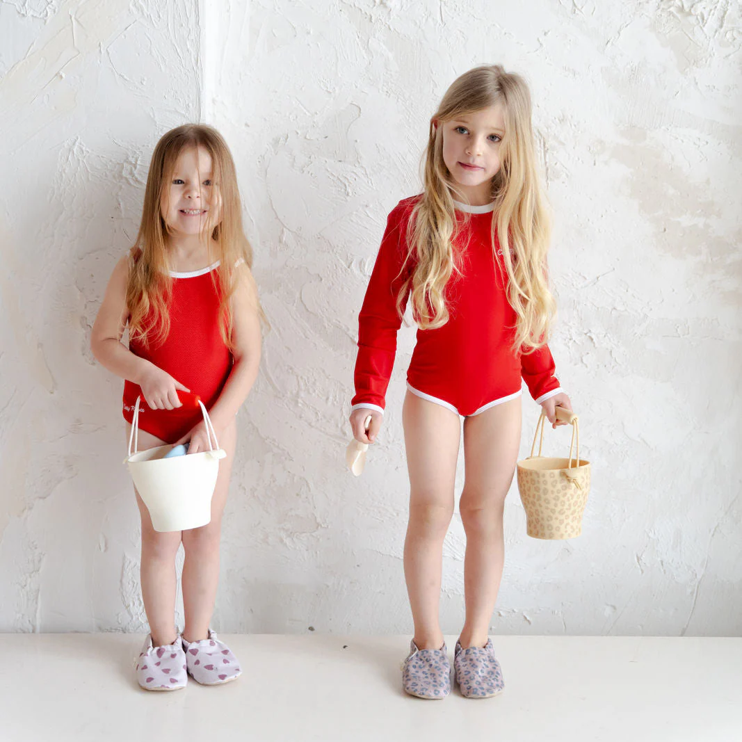 Sustainable Bathing Suit - Red - Image 8
