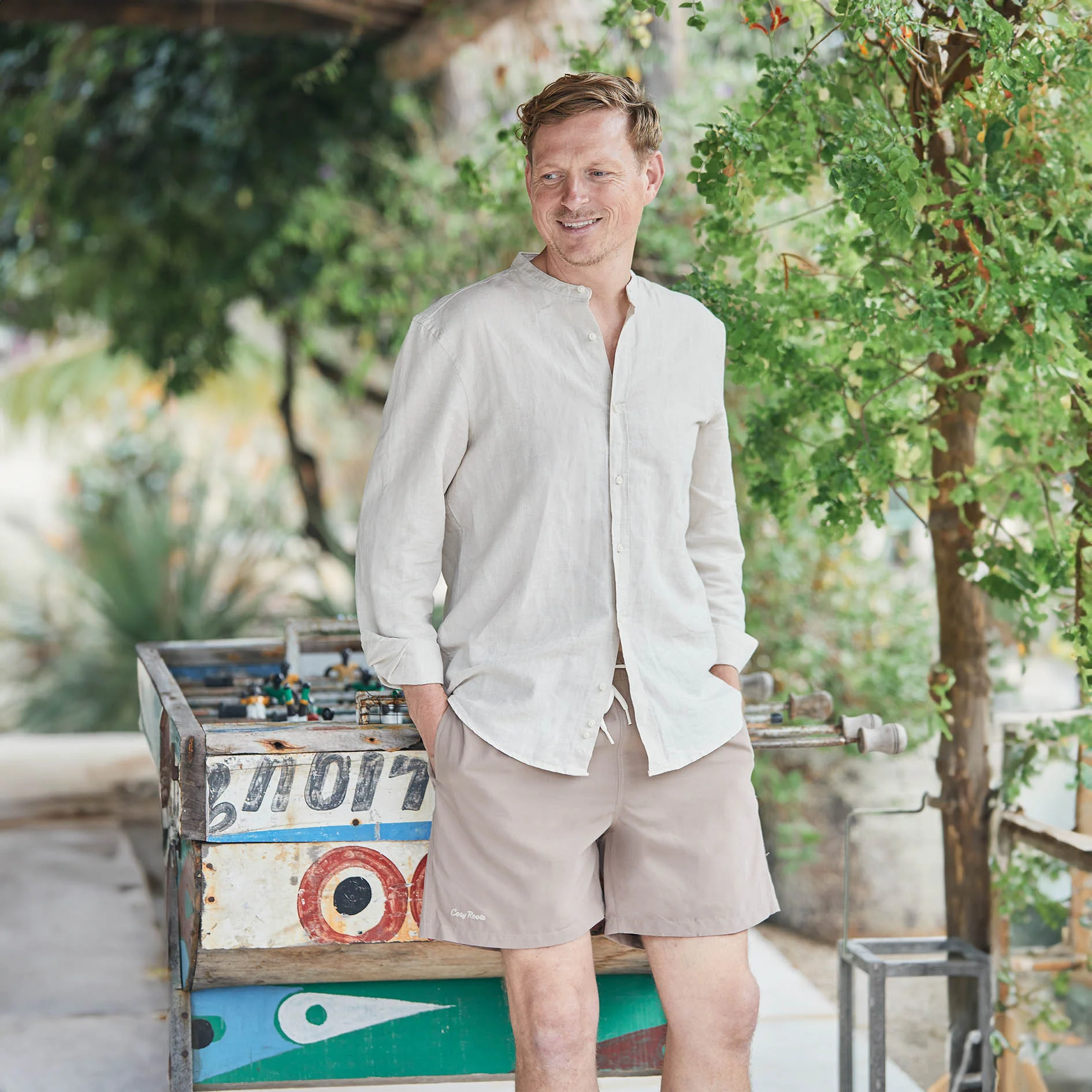 Sustainable DAD Swimshort - Caramel - Image 6