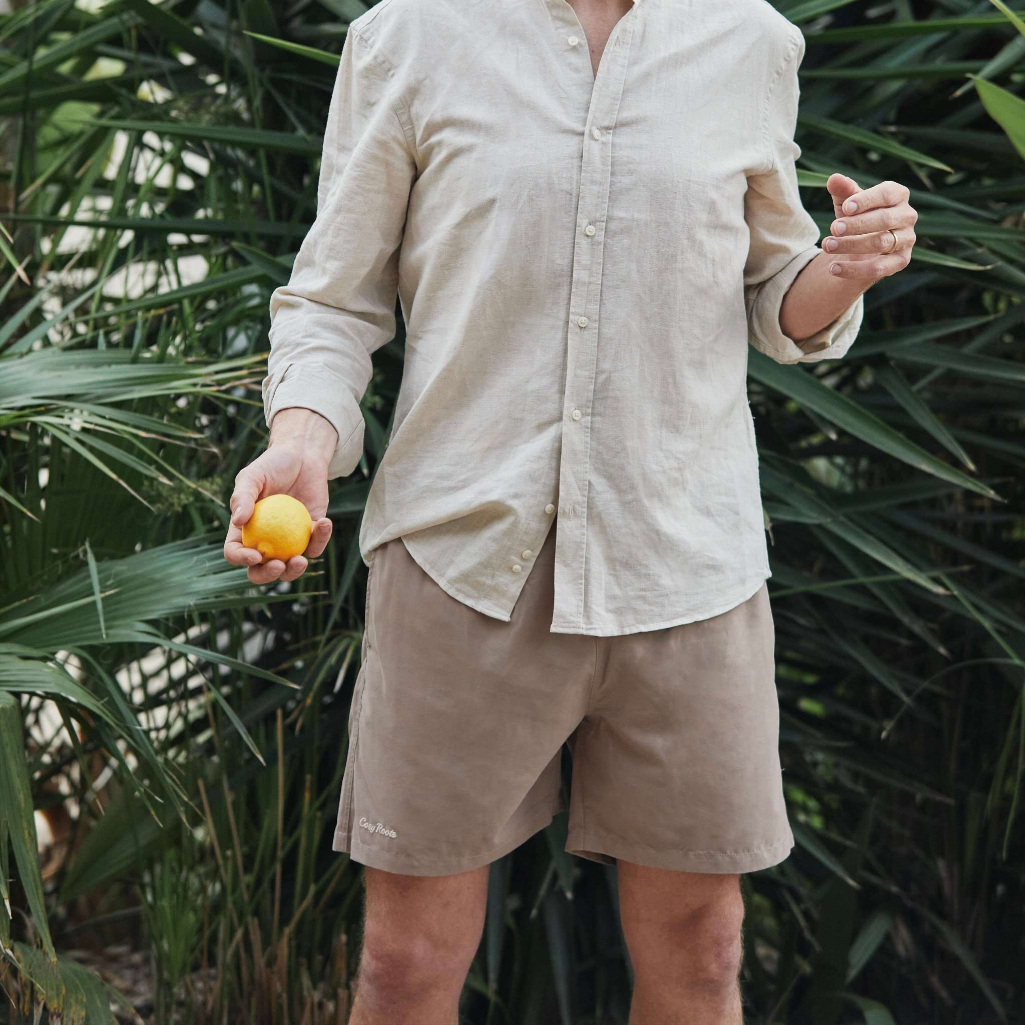Sustainable DAD Swimshort - Caramel - Image 7