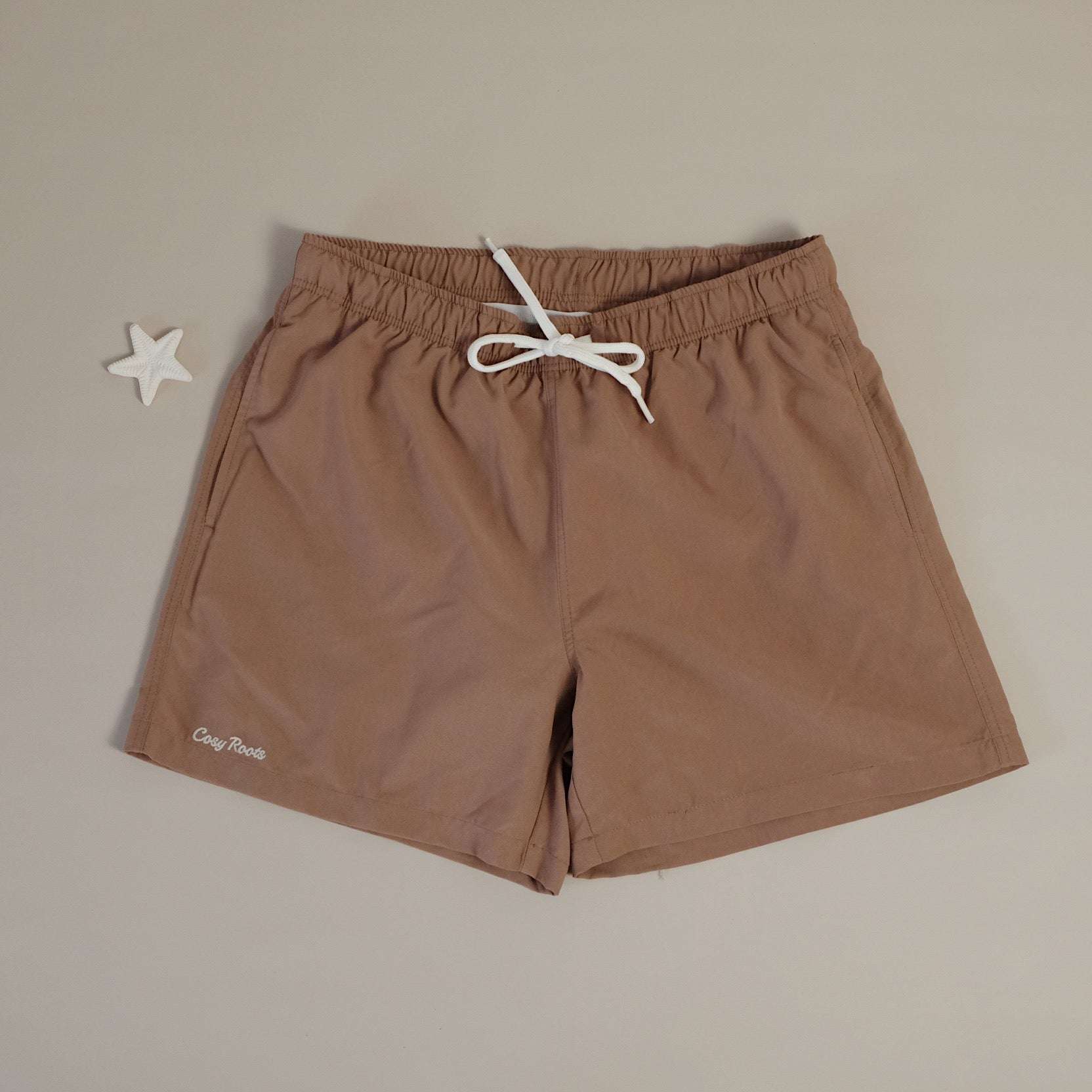 Sustainable DAD Swimshort - Walnut - Image 8