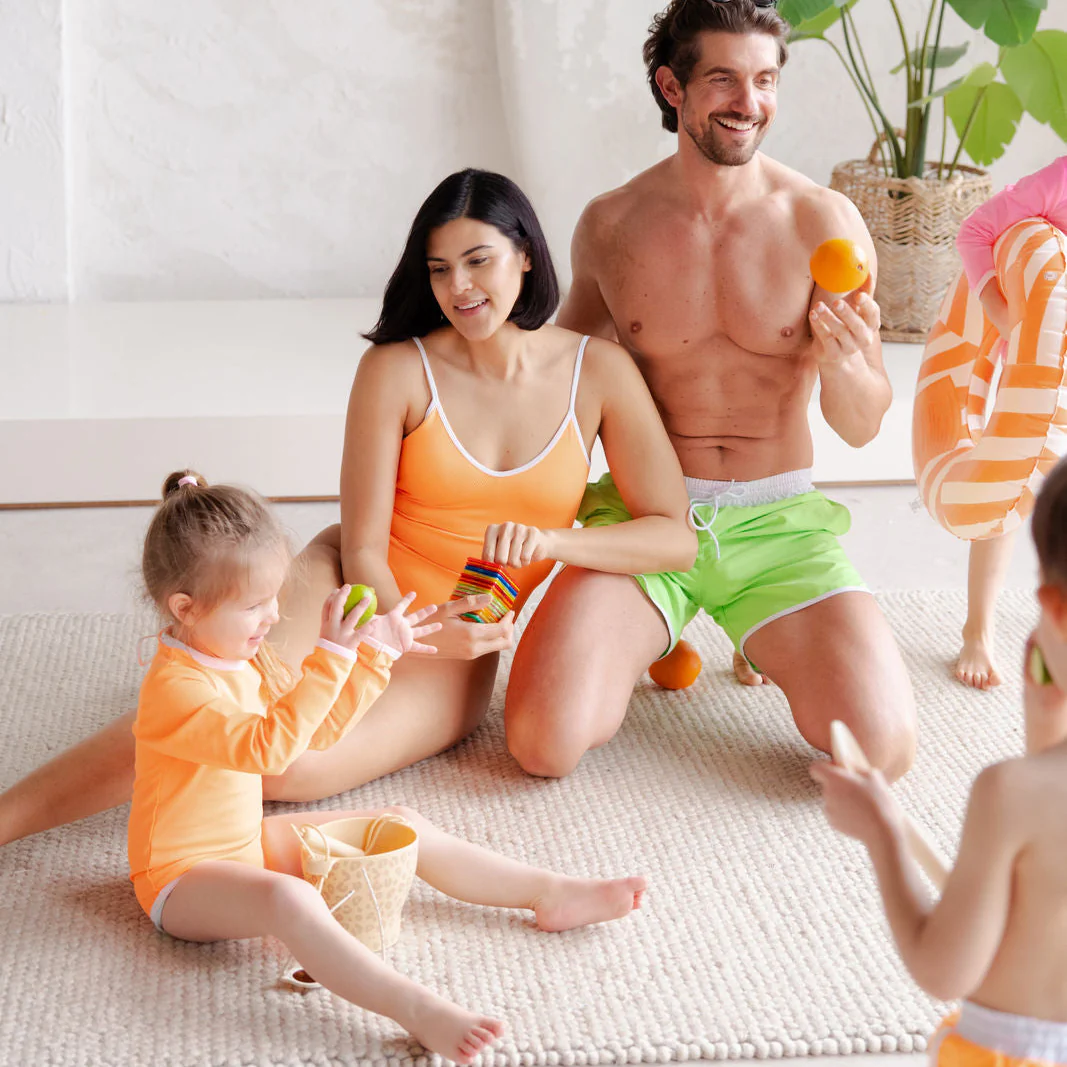 Sustainable MUM Bathing Suit - Bright Orange - Image 10
