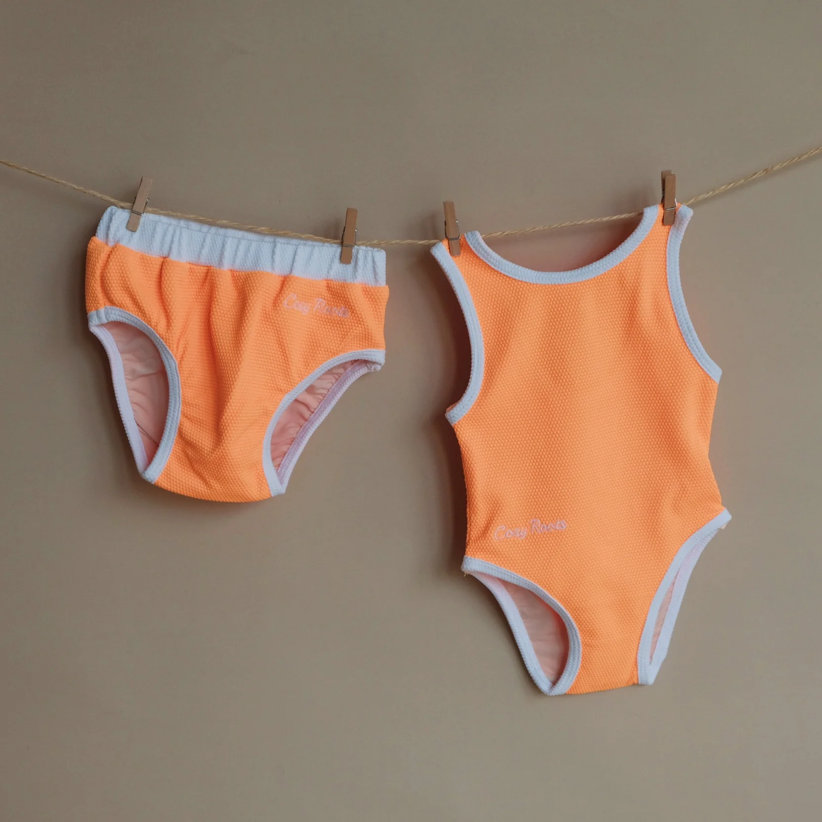 Sustainable Swimming Trunk - Bright Orange - Image 3