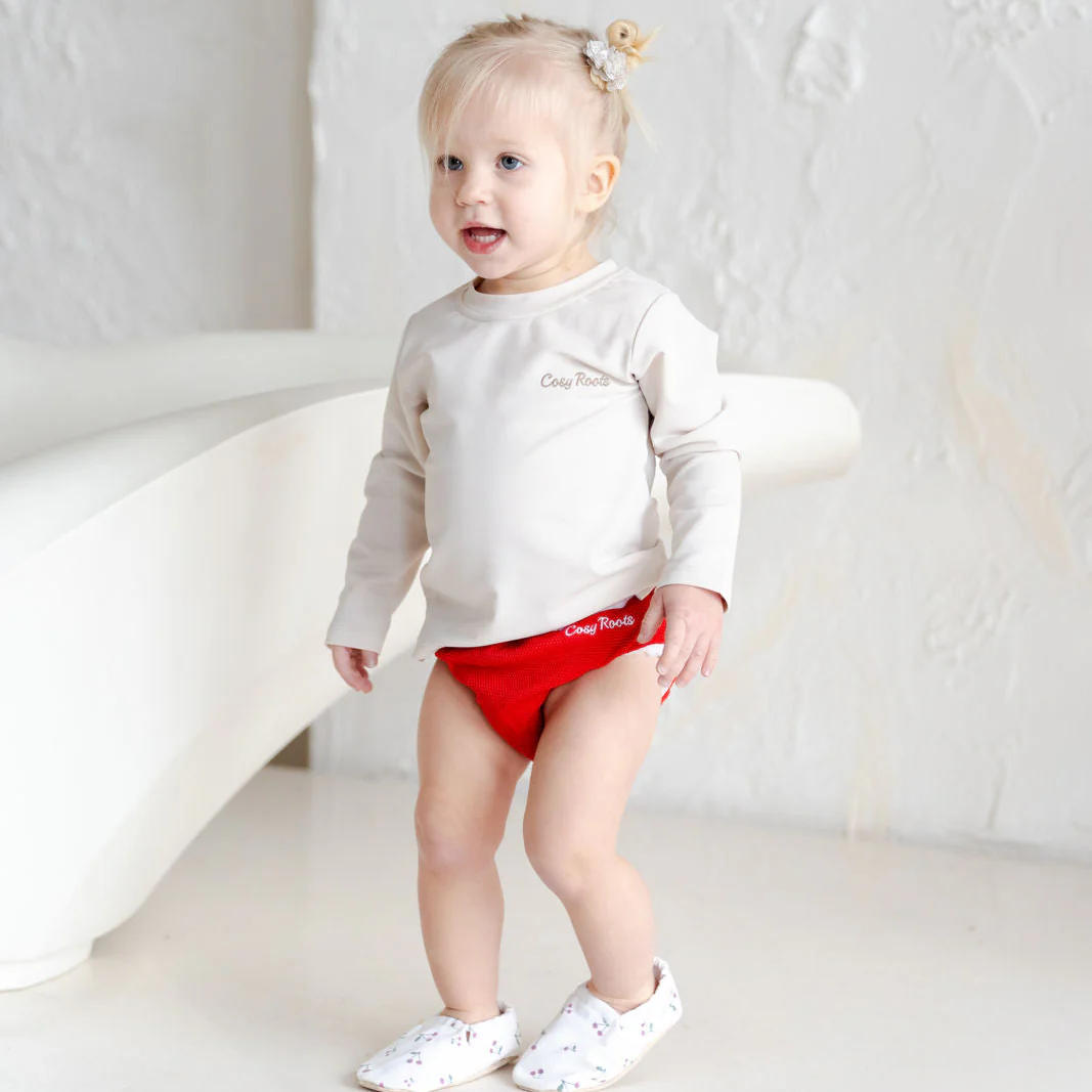 Sustainable Swimming Trunk - Red - Image 4