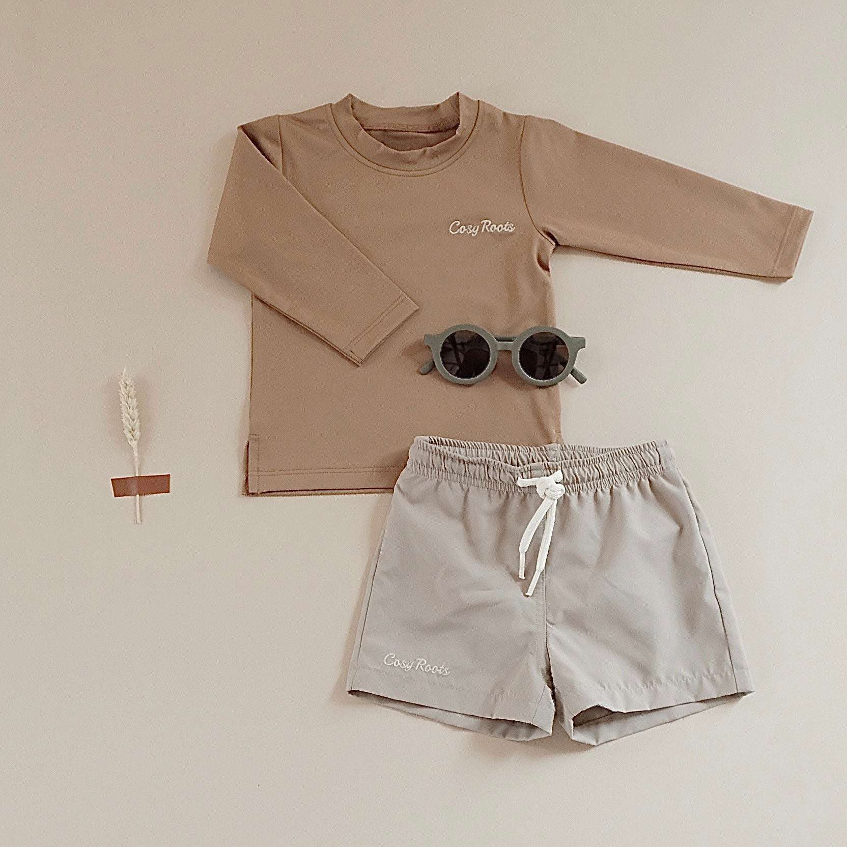 Sustainable Swimshort - Caramel - Image 11