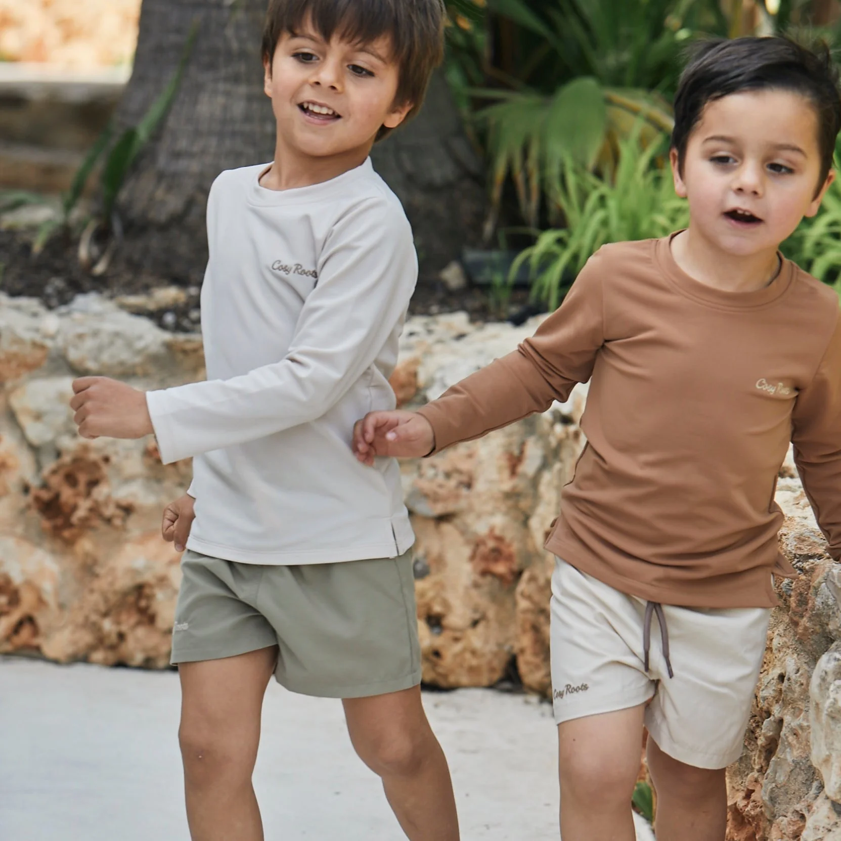 Sustainable Swimshort - Khaki - Image 3